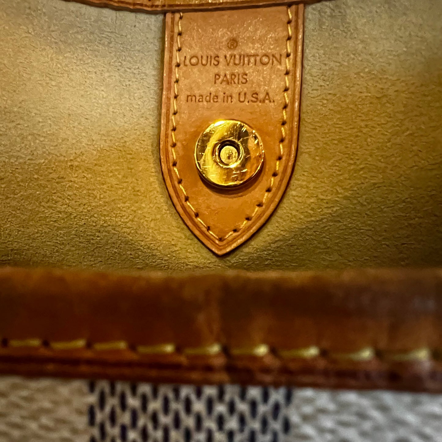 LOUIS VUITTON Galliera PM in Damier Azur