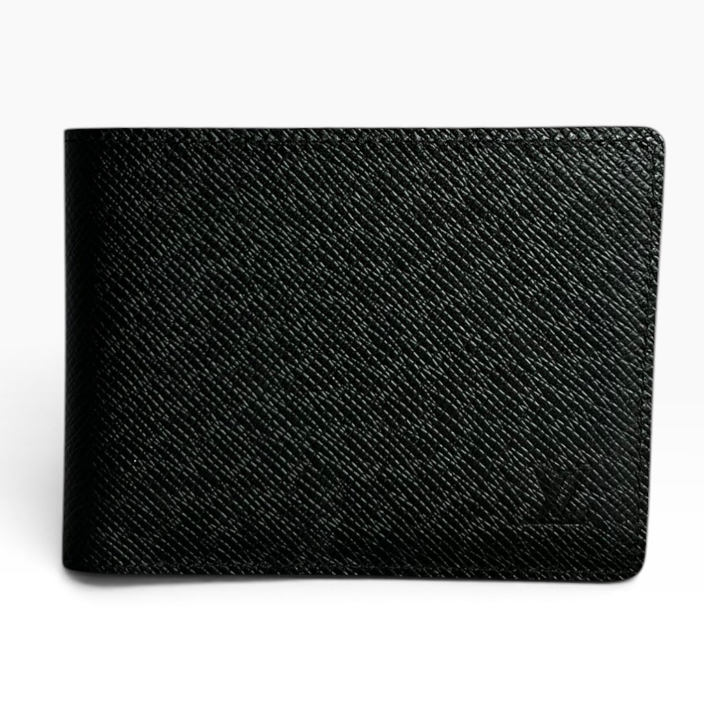 LOUIS VUITTON Multiple Wallet in Black Taiga