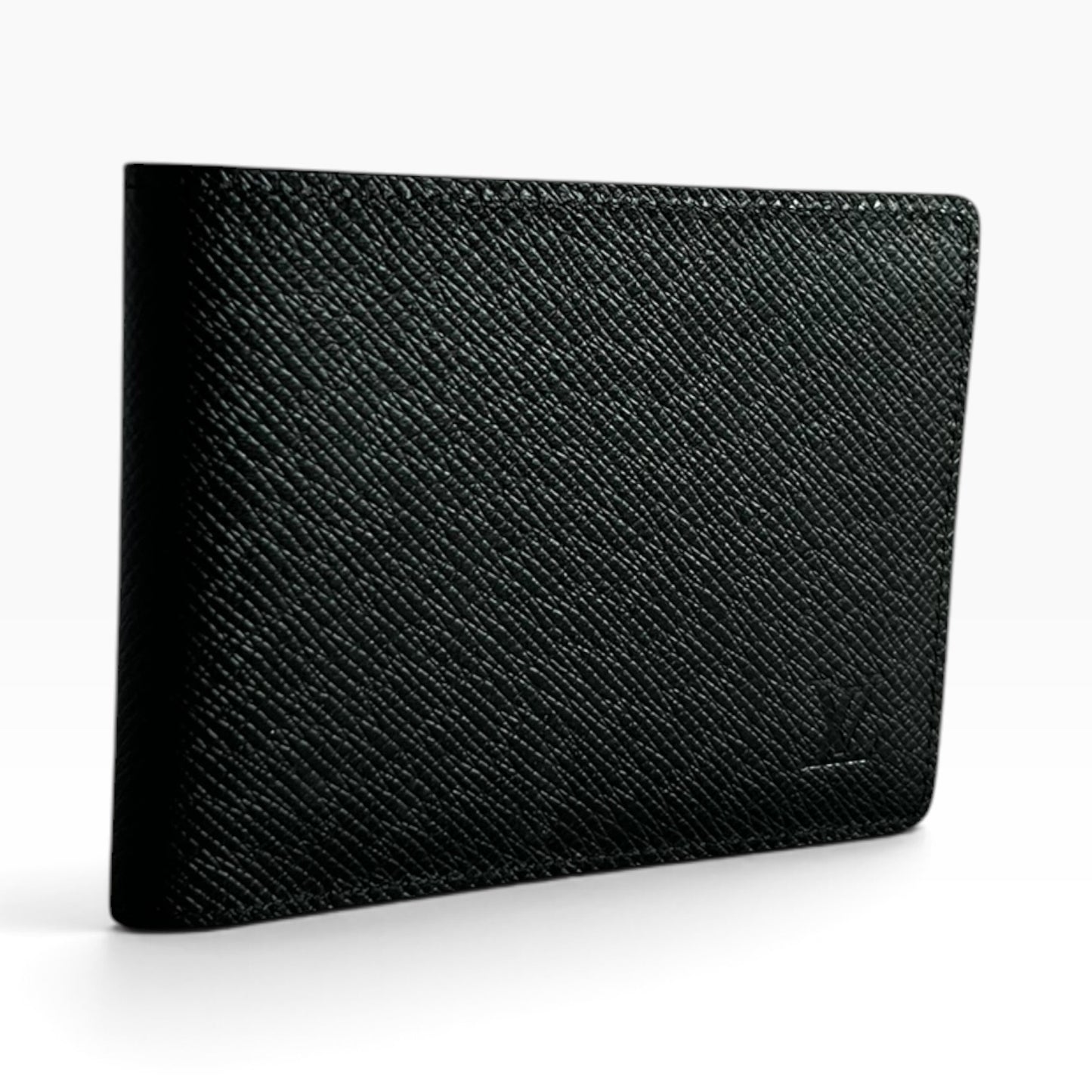 LOUIS VUITTON Multiple Wallet in Black Taiga