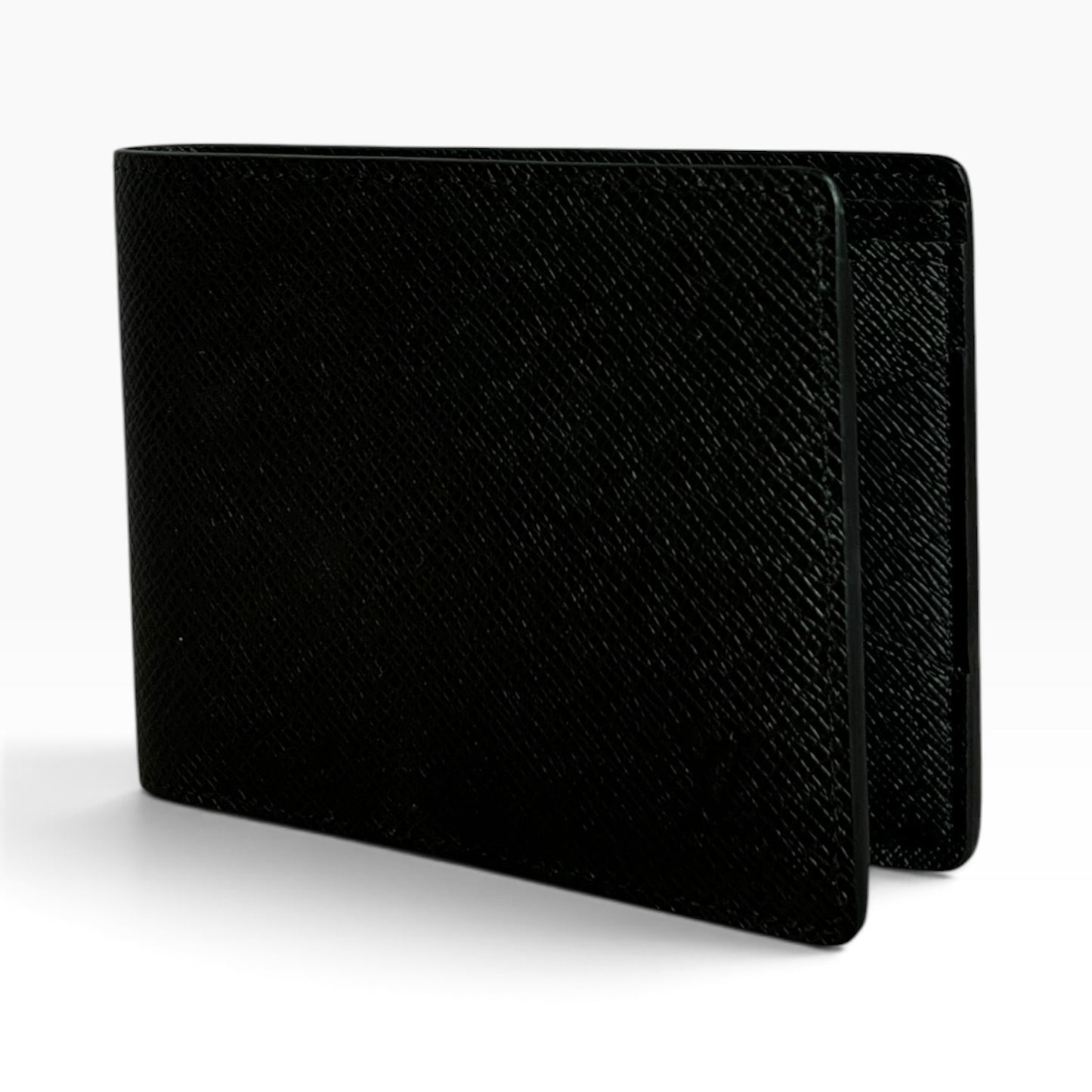 LOUIS VUITTON Multiple Wallet in Black Taiga