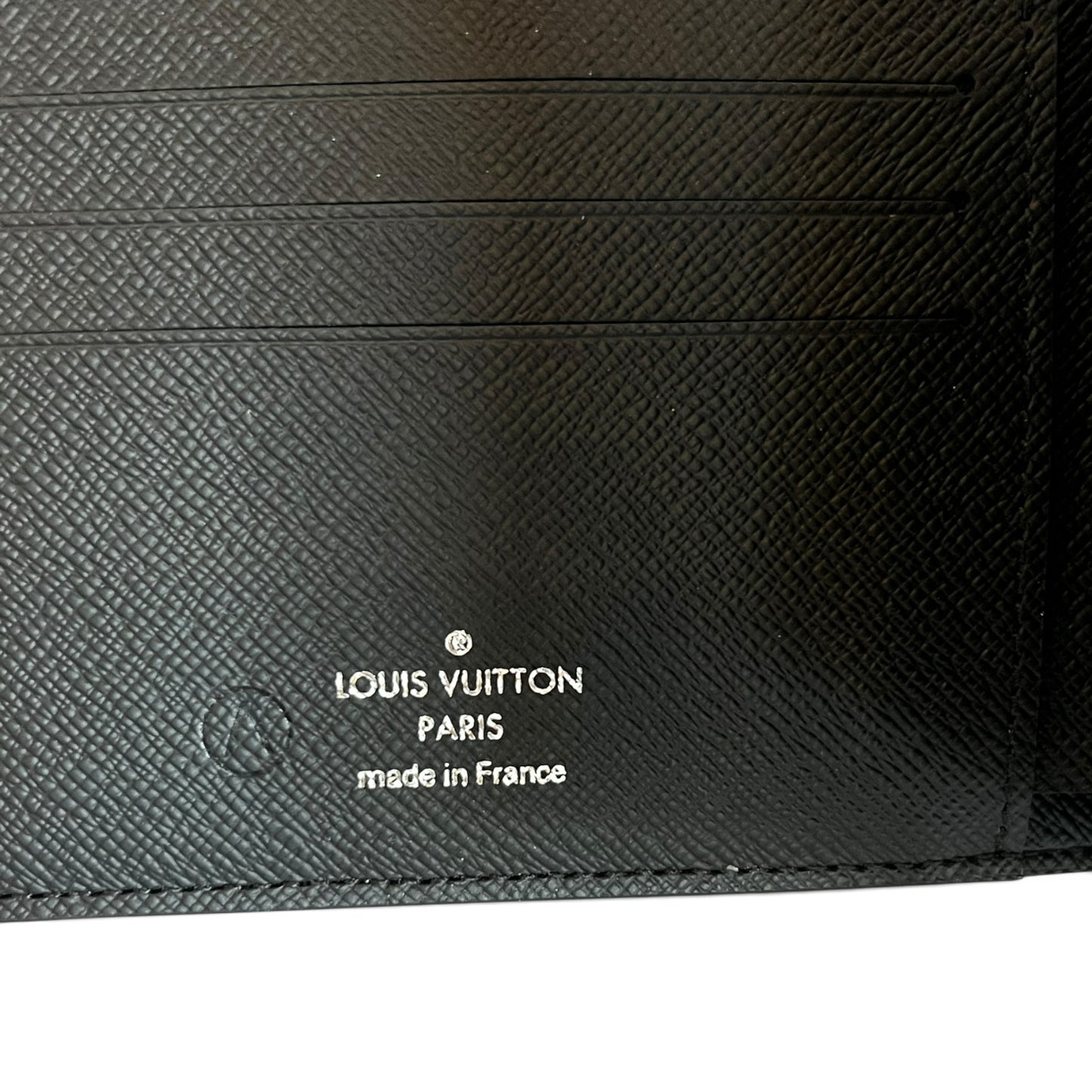 LOUIS VUITTON Multiple Wallet in Black Taiga