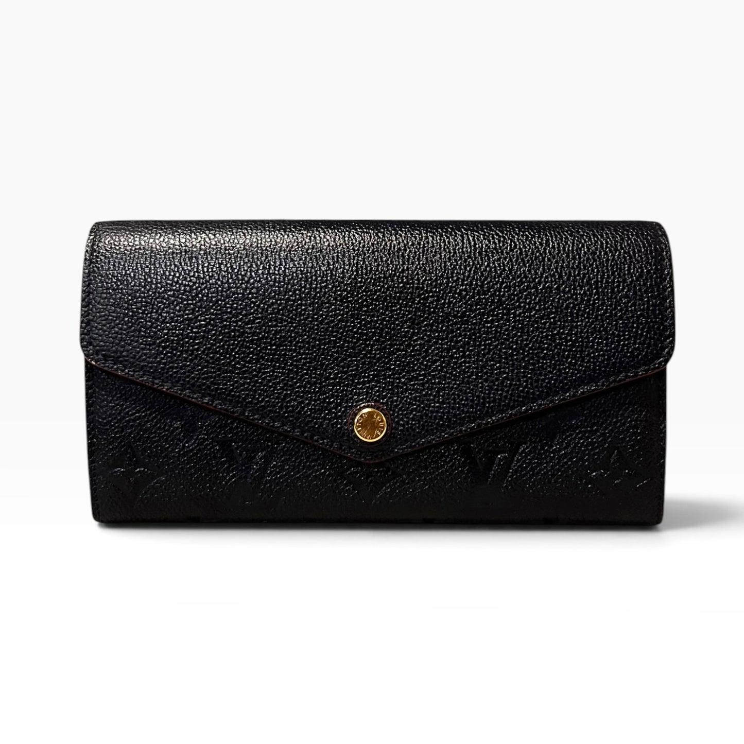 LOUIS VUITTON Sarah Wallet in Navy Monogram Empreinte Leather