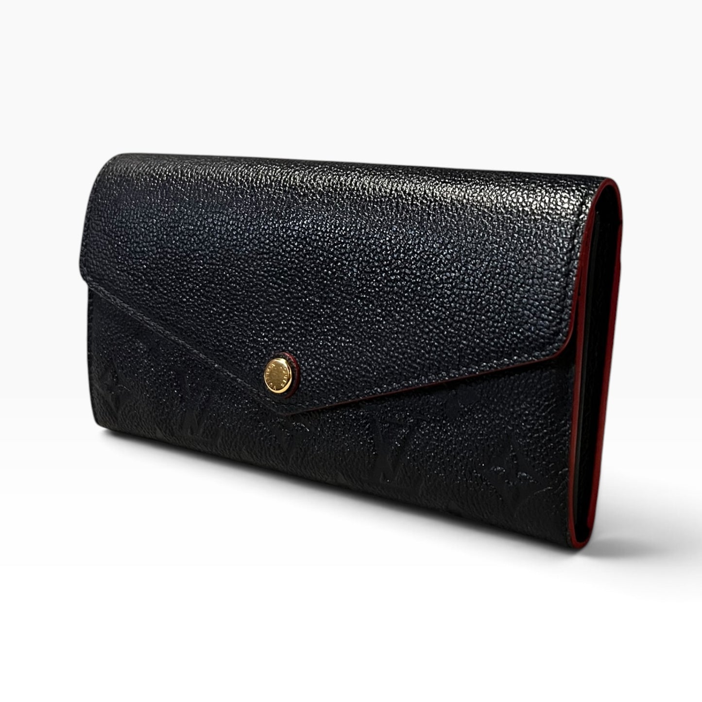 LOUIS VUITTON Sarah Wallet in Navy Monogram Empreinte Leather