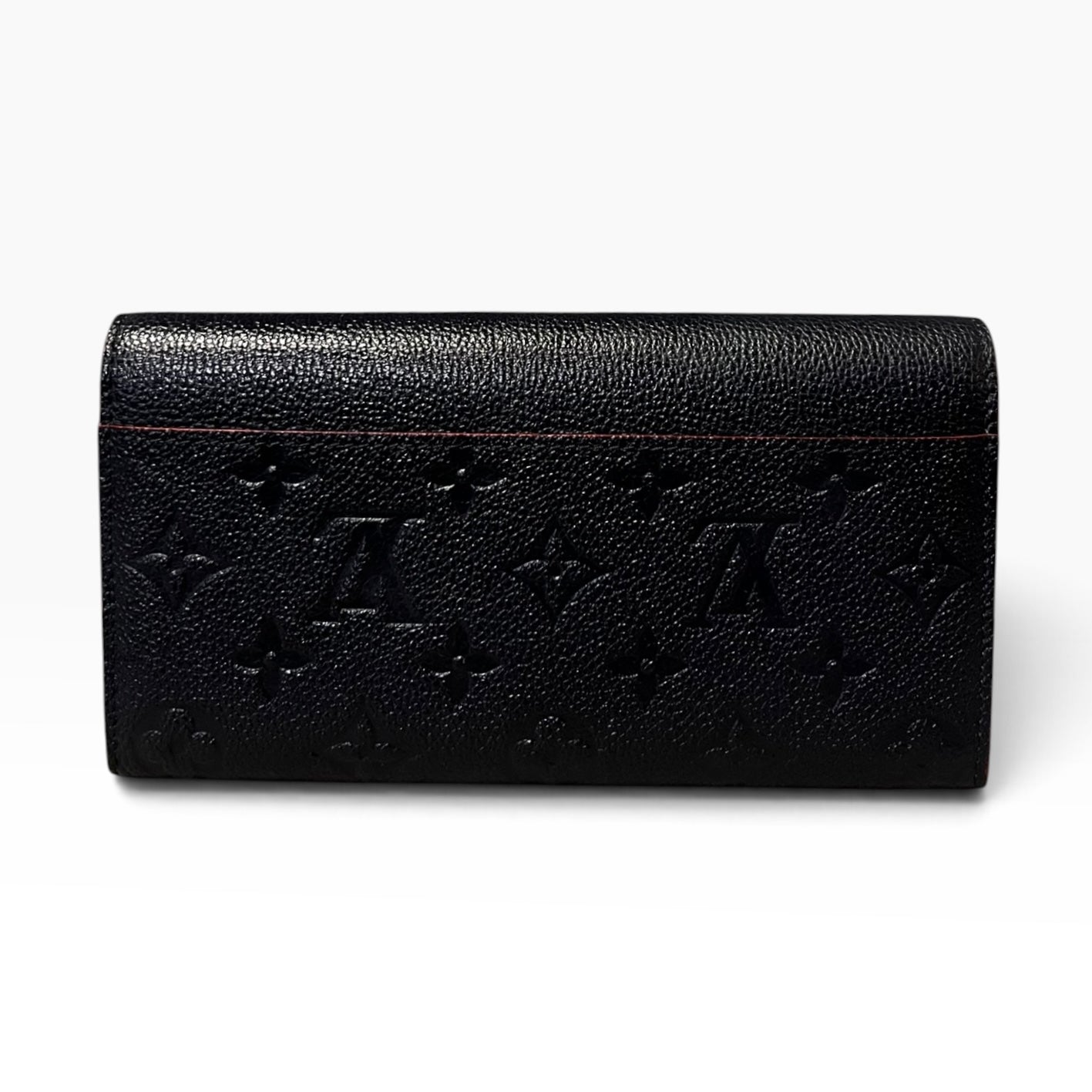 LOUIS VUITTON Sarah Wallet in Navy Monogram Empreinte Leather