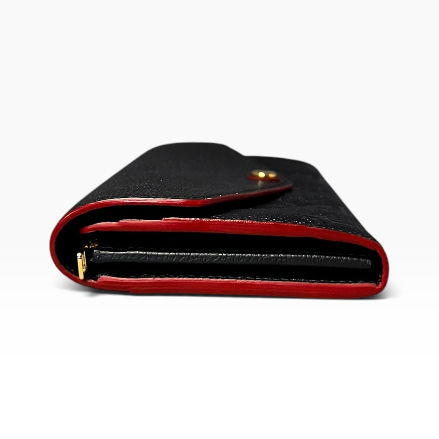 LOUIS VUITTON Sarah Wallet in Navy Monogram Empreinte Leather