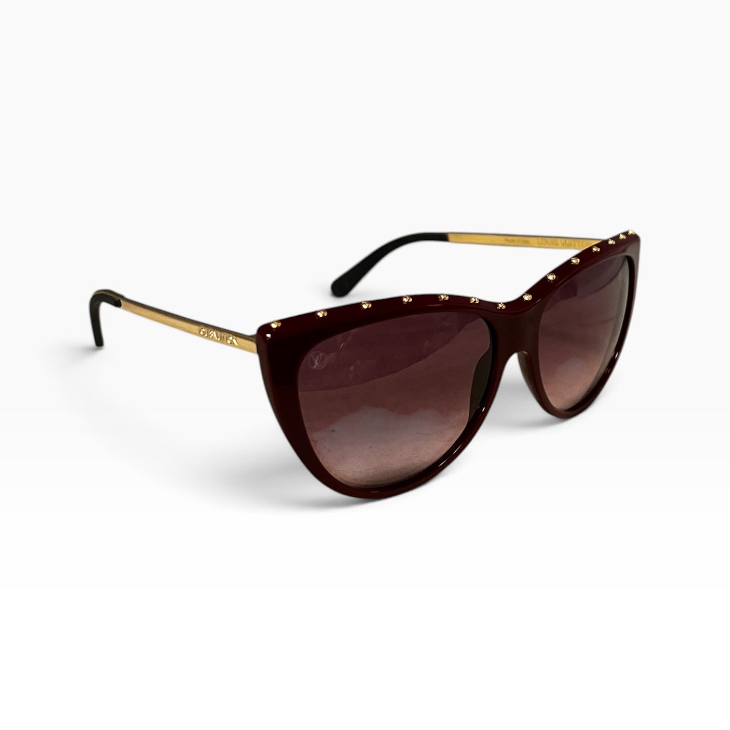 LOUIS VUITTON La Boum Sunglasses in Ruby Red