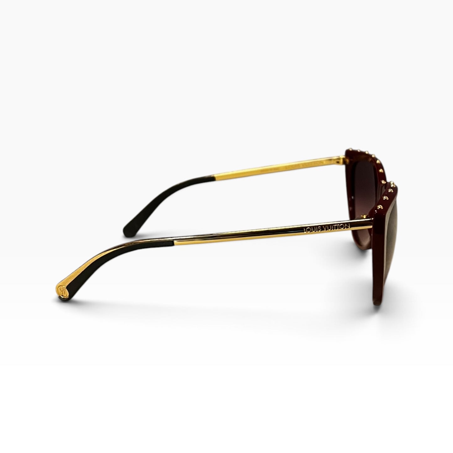 LOUIS VUITTON La Boum Sunglasses in Ruby Red