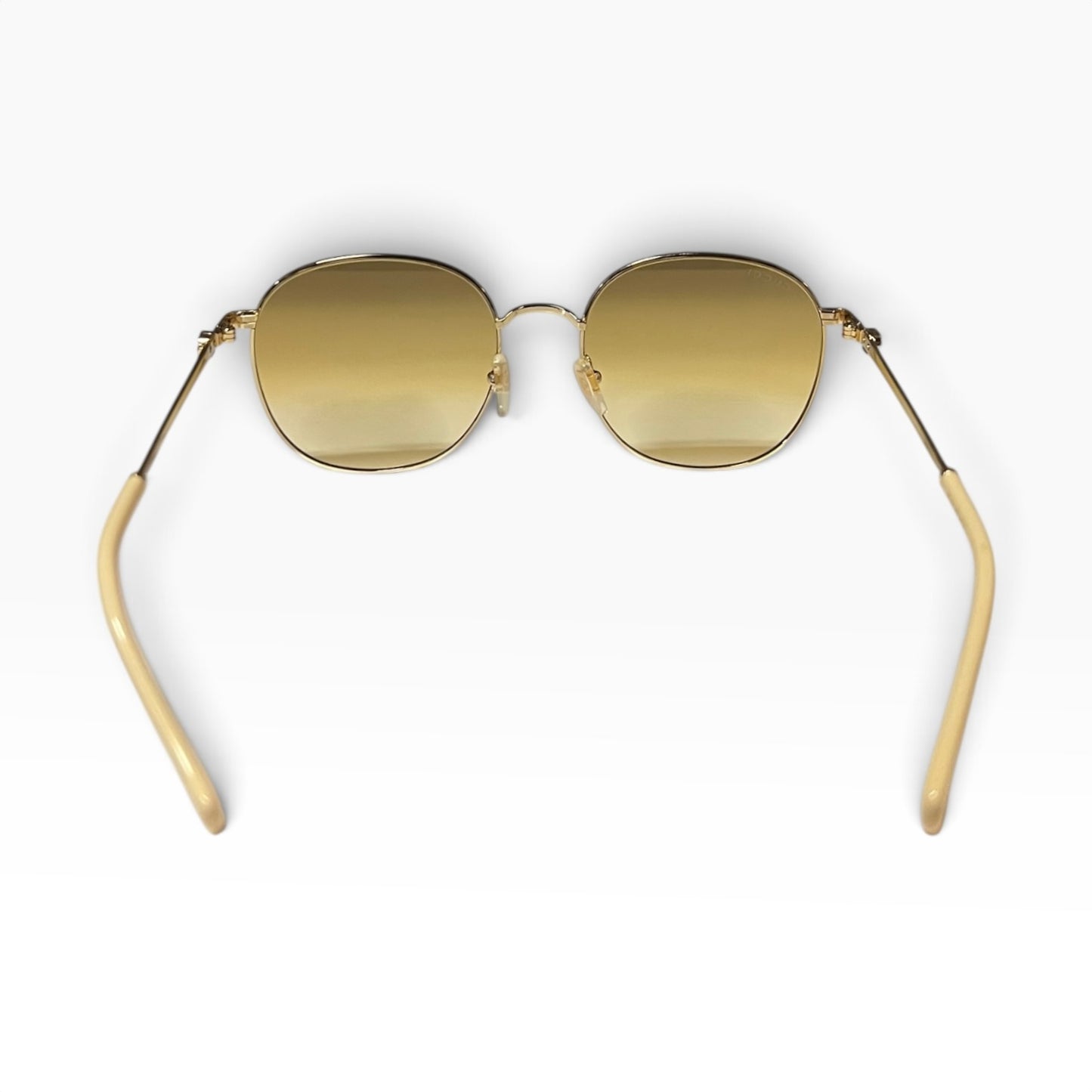 GUCCI Metal Frame Sunglasses in Amber