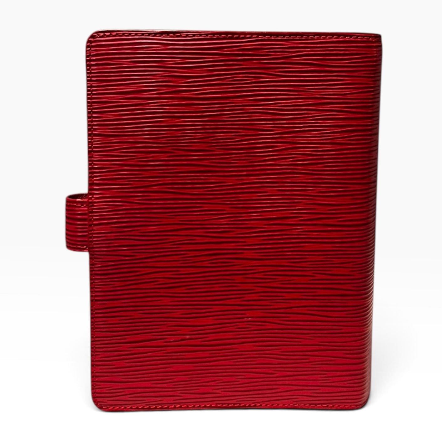 LOUIS VUITTON Medium Ring Agenda in Red Epi Leather