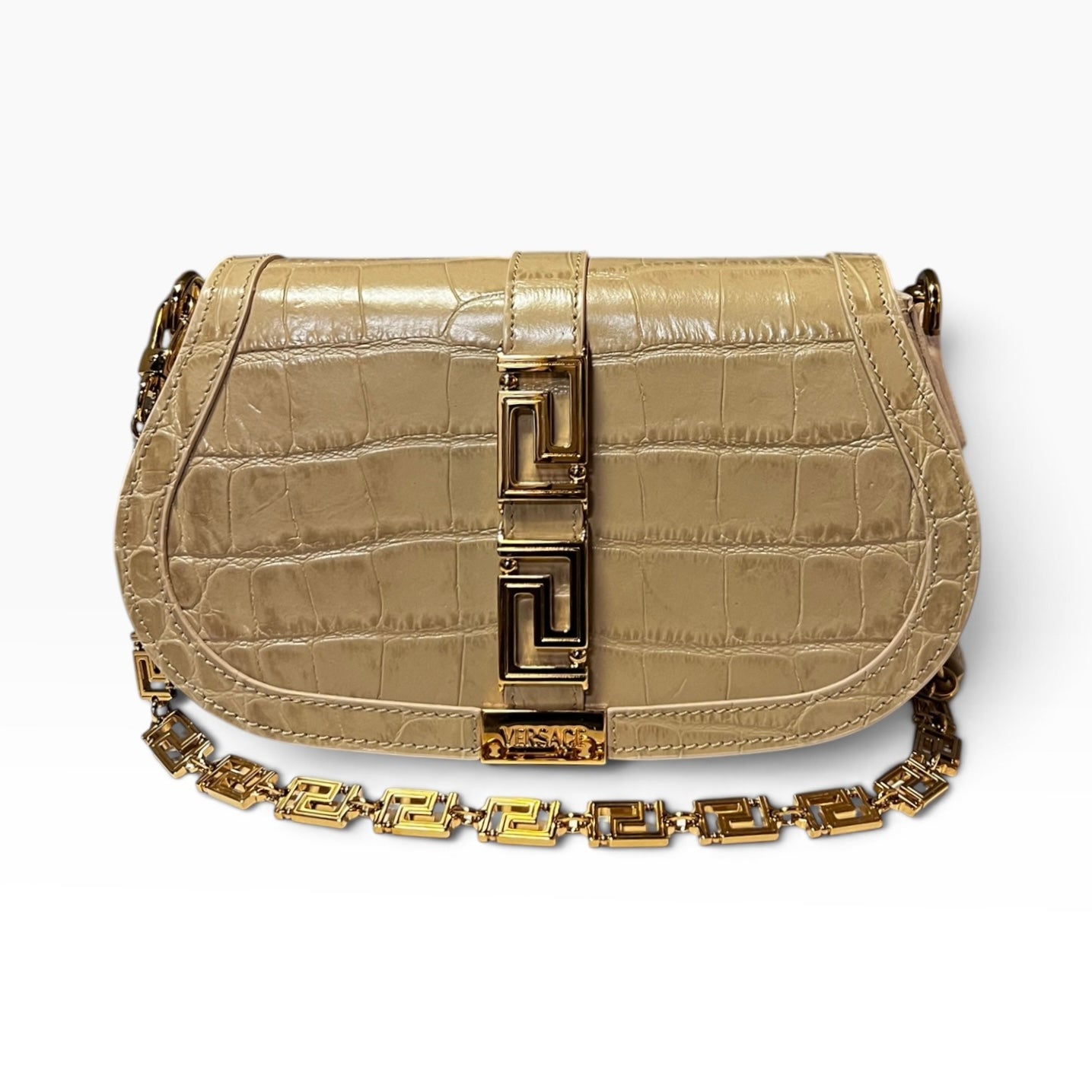 VERSACE Greca Goddess Shoulder Bag