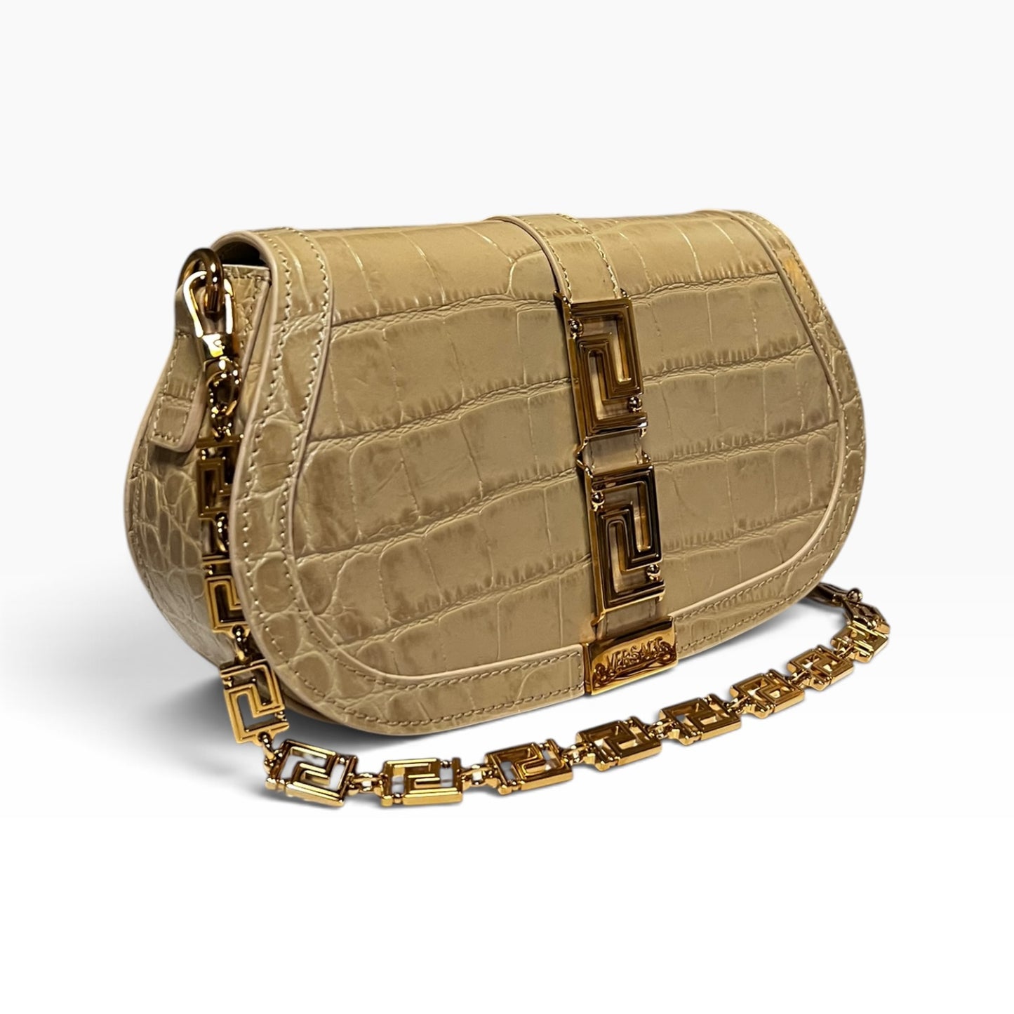 VERSACE Greca Goddess Shoulder Bag