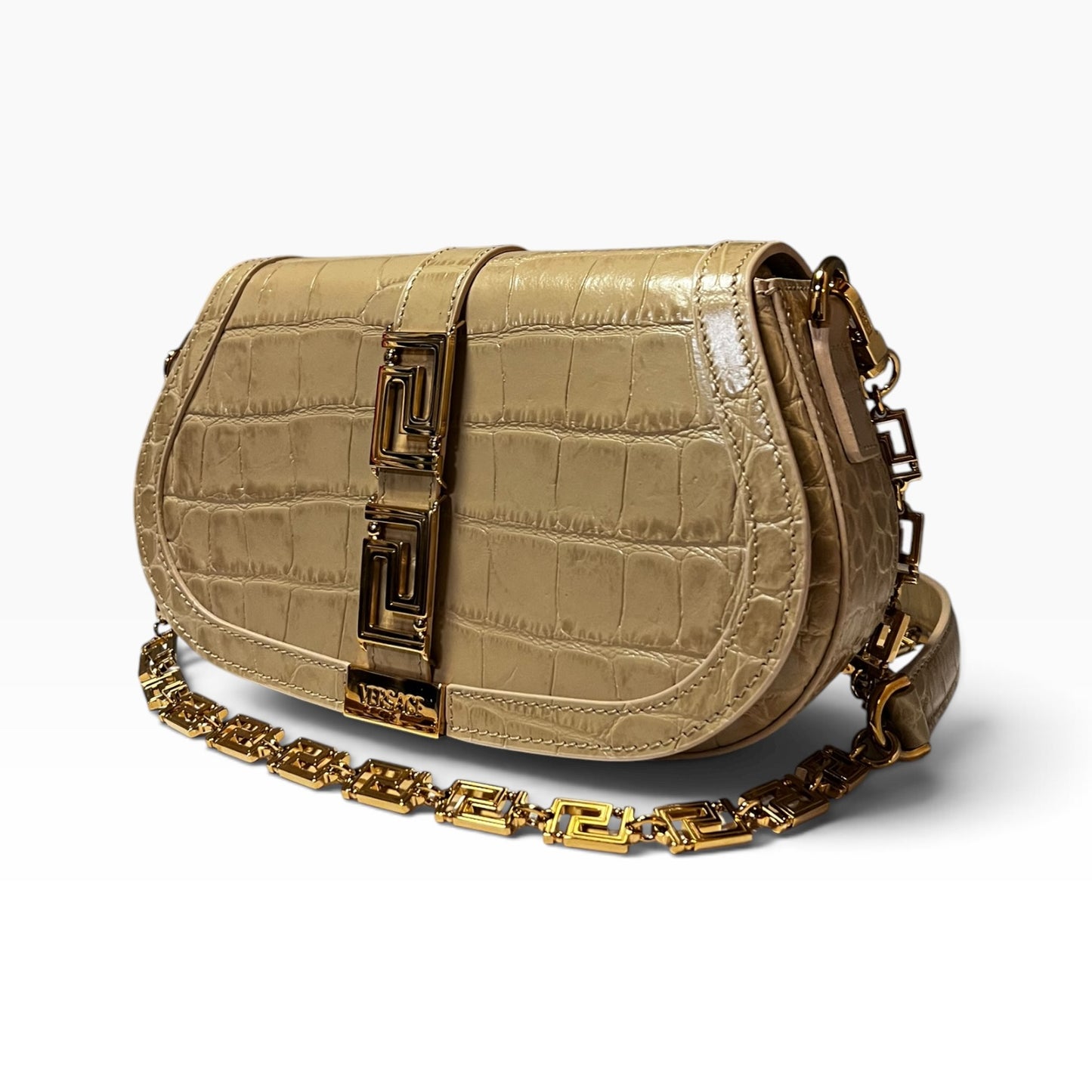 VERSACE Greca Goddess Shoulder Bag