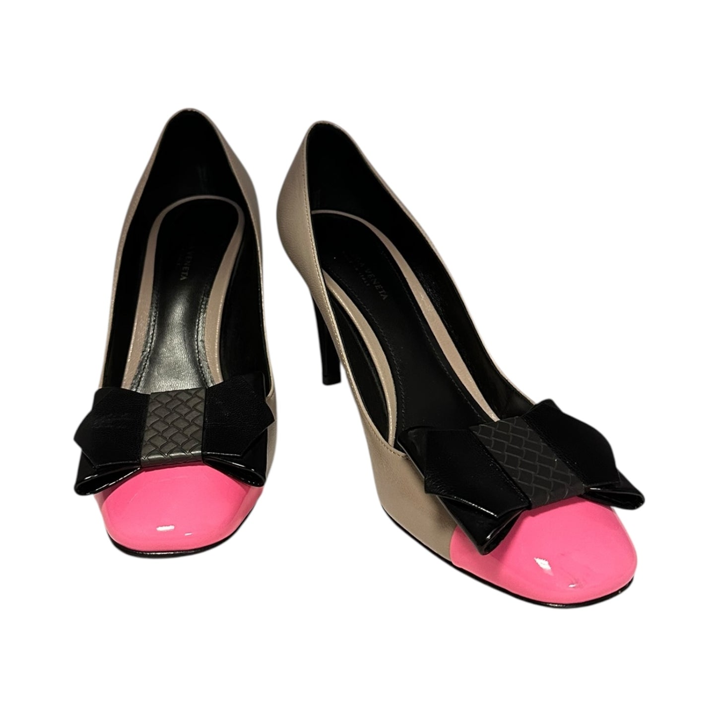 BOTTEGA VENETA Cap Toe Bow Pump | 37