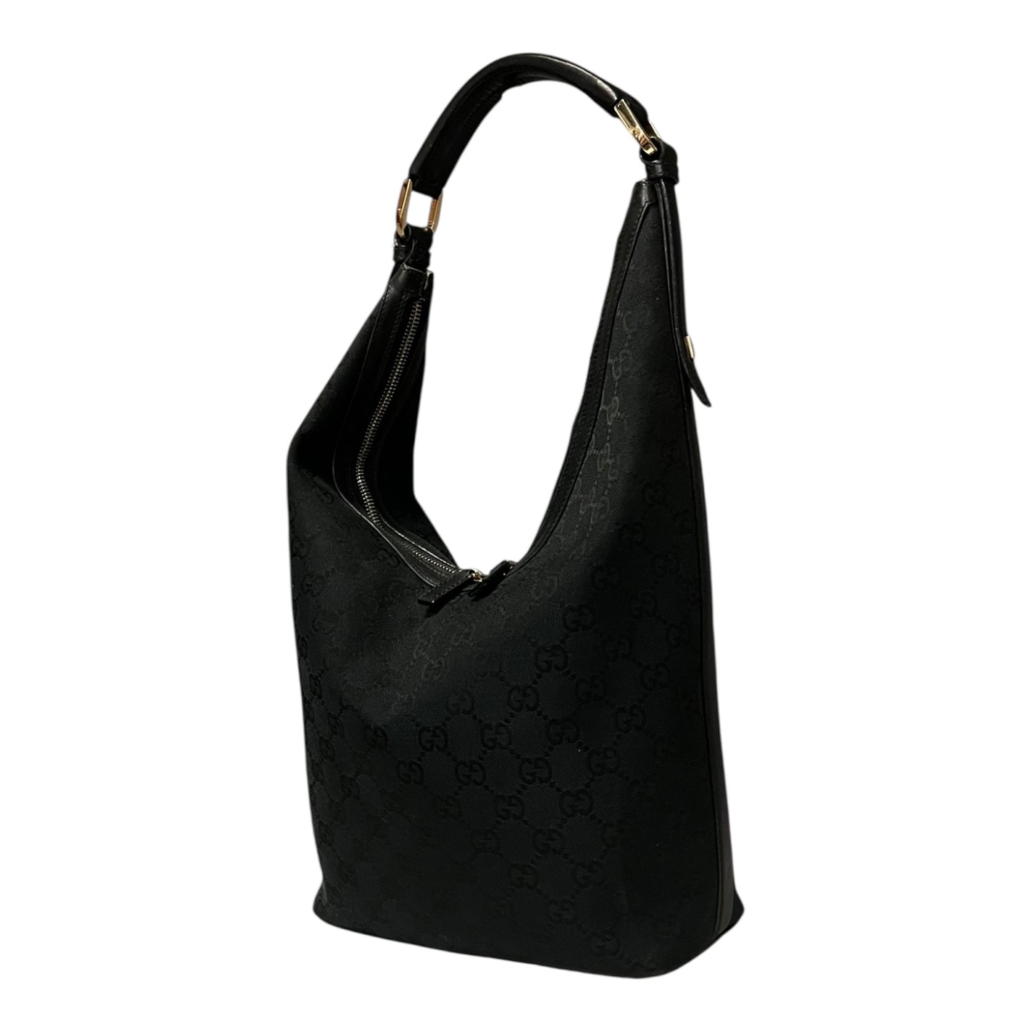 GUCCI Assymmetric Hobo in Black