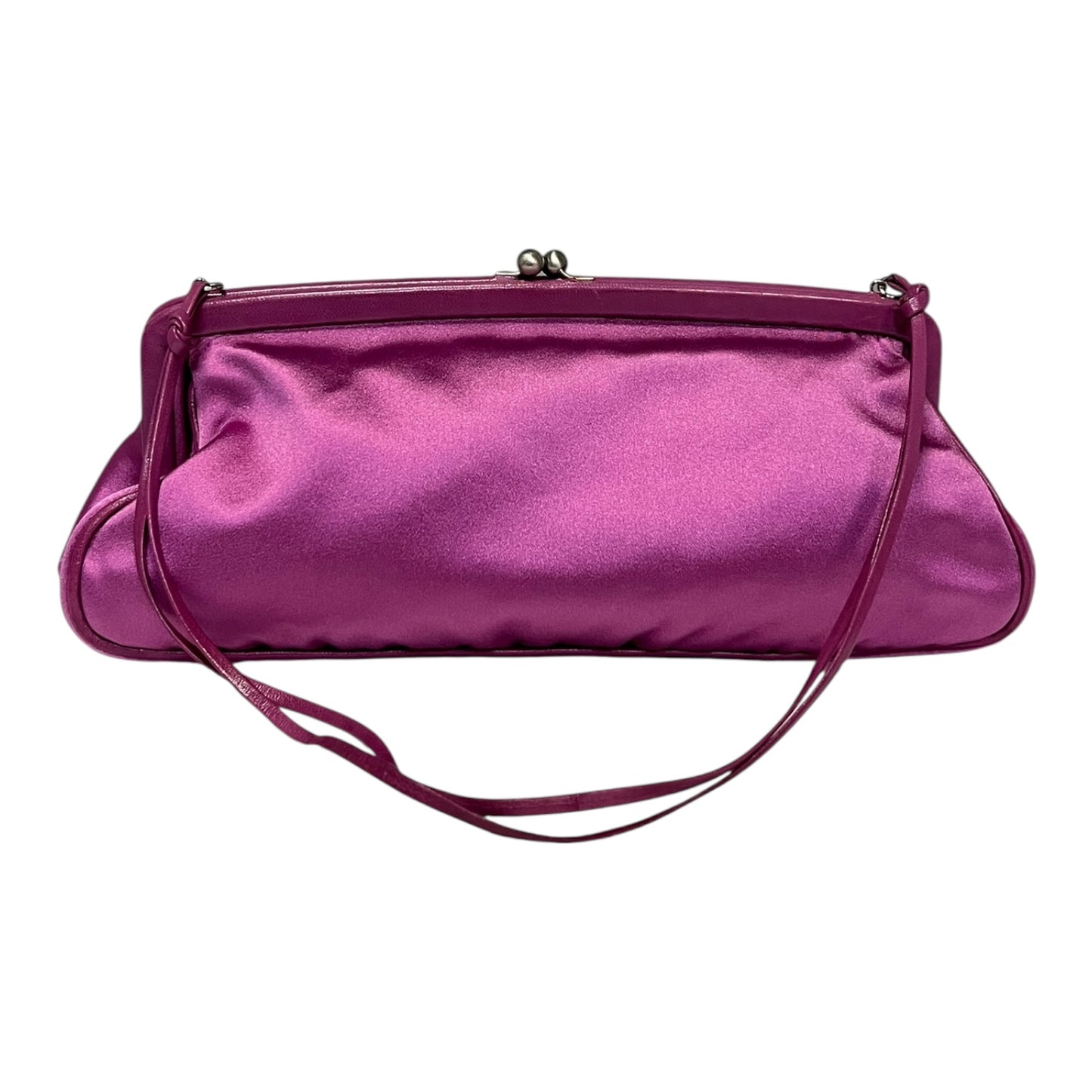 PRADA Framed Satin Evening Bag