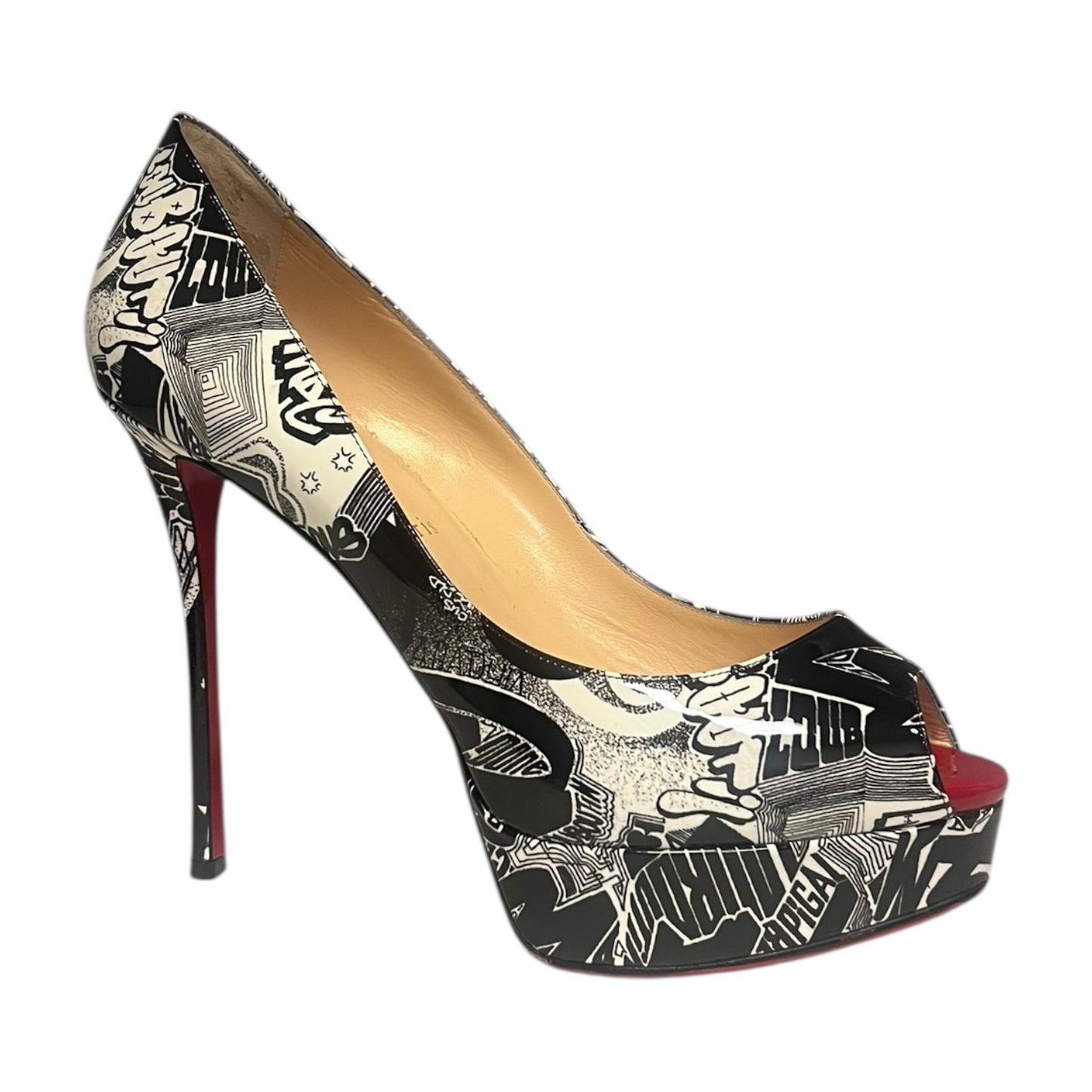 CHRISTIAN LOUBOUTIN Fetish Graffiti Pumps |