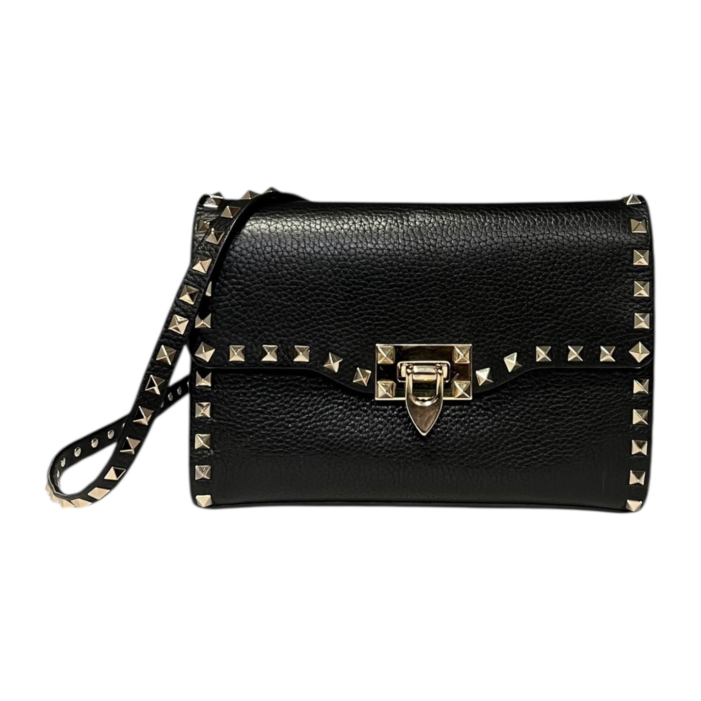 VALENTINO Rockstud Crossbody Clutch in Black