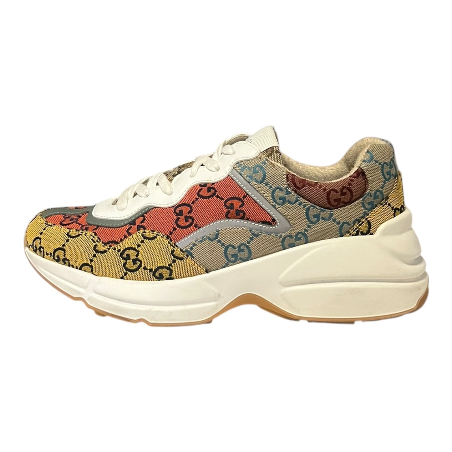 GUCCI Multicolor Rhyton Sneakers | 40.5