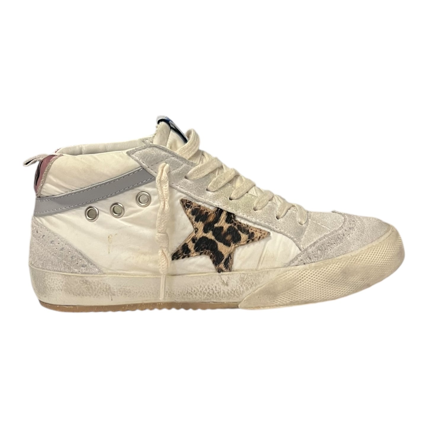 GOLDEN GOOSE Mid Star Leopard Sneakers | 36