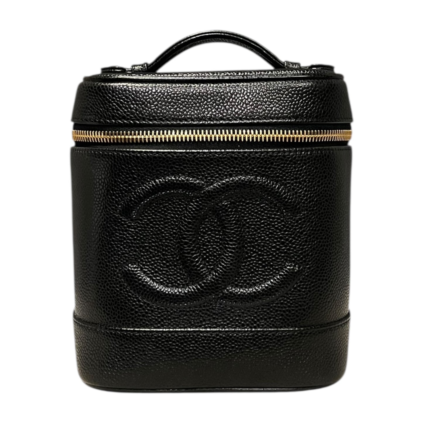 CHANEL Vanity Case in Black Caviar