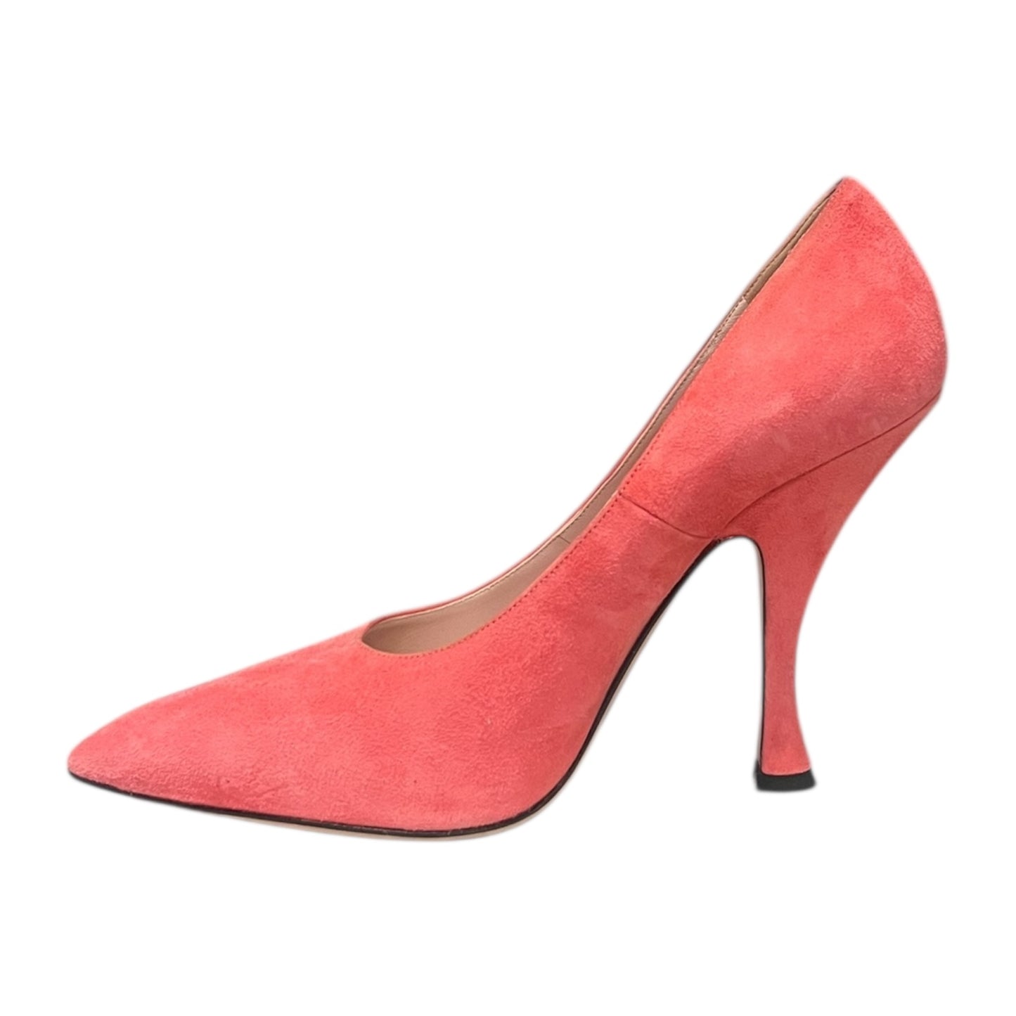 MIU MIU Sculpted Suede Pumps in Melon | 40