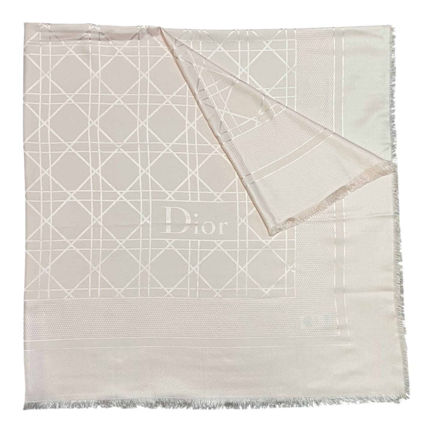 DIOR Cannage Shawl in Rose