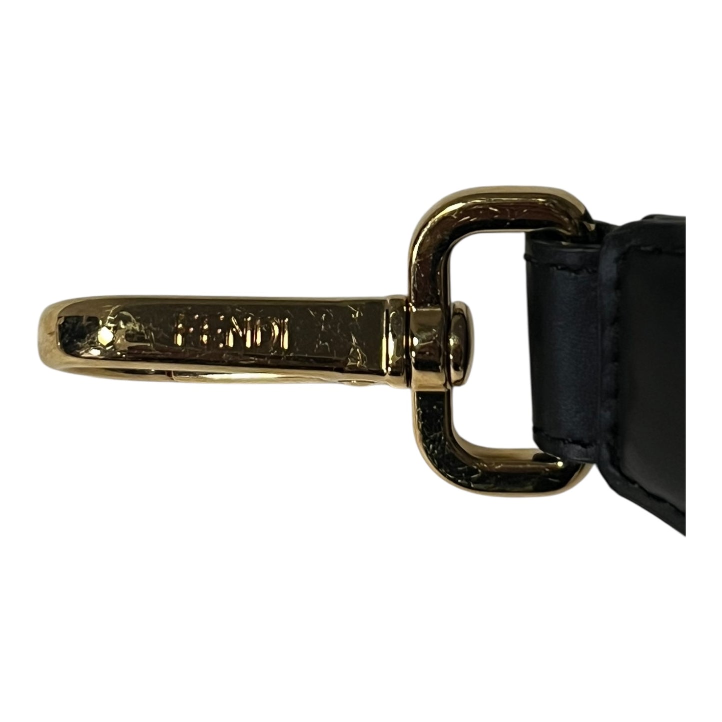 FENDI Strap You Ribbon Strap in Black & Ivory