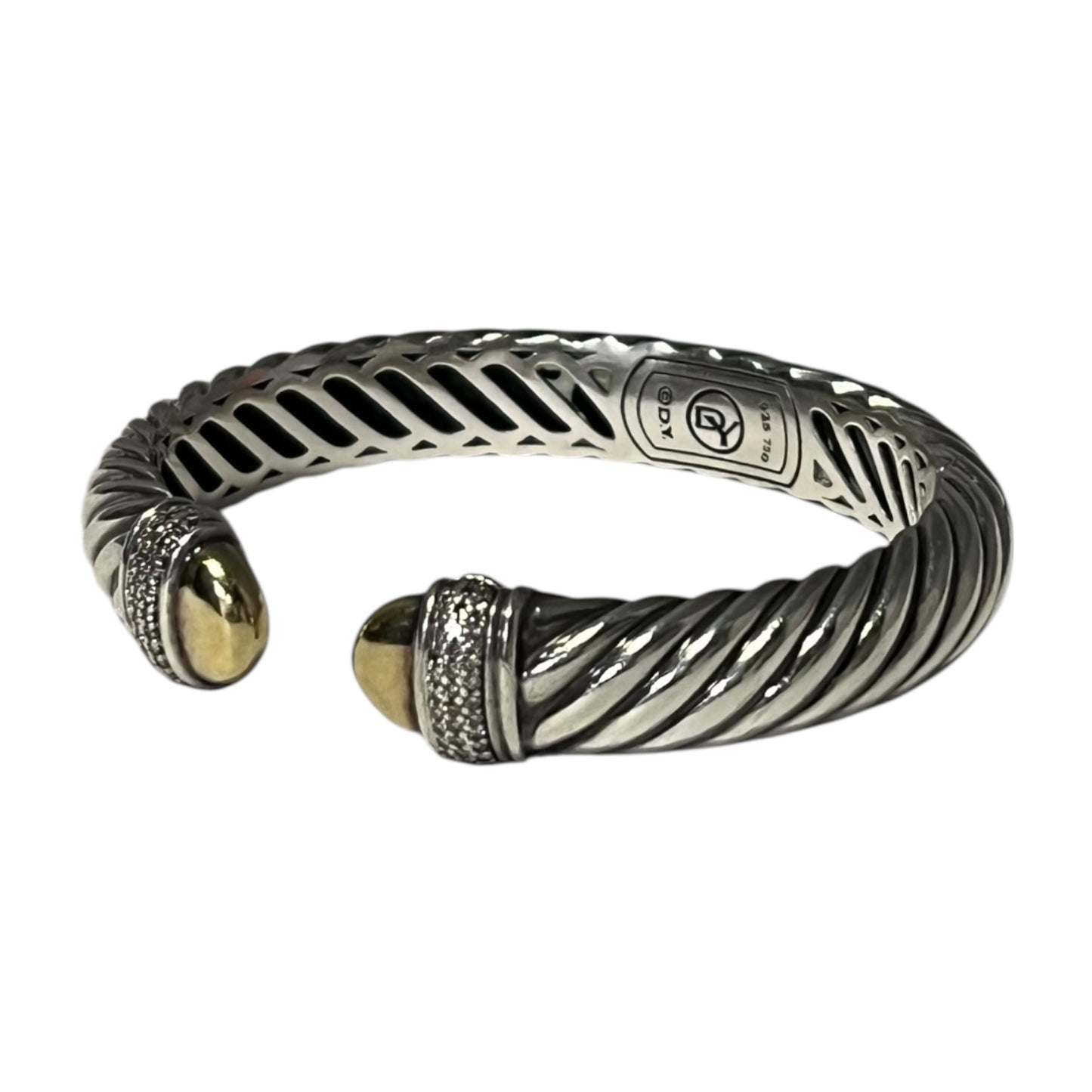 DAVID YURMAN Pave Hinged Cable Bracelet