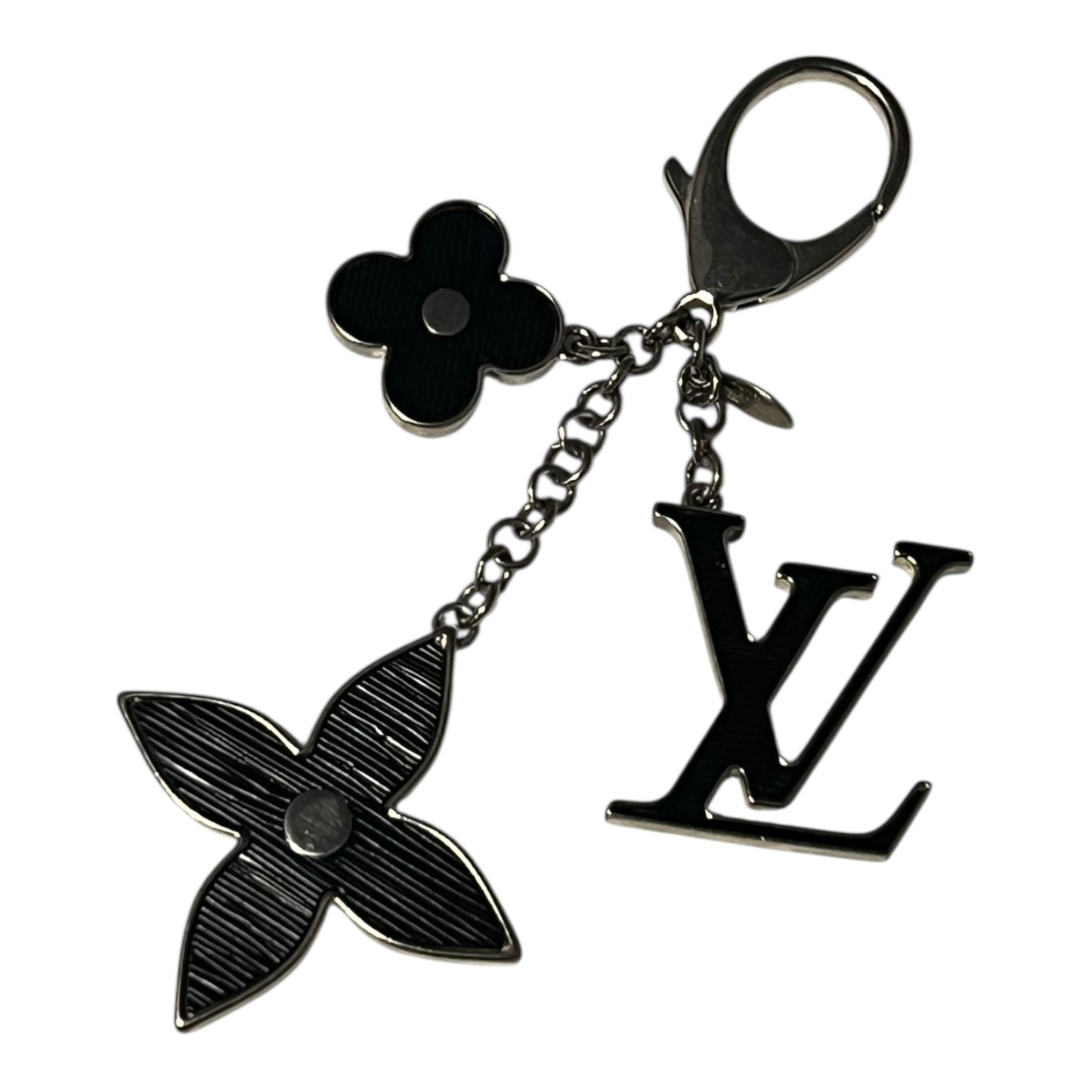 LOUIS VUITTON Fleur de Monogram Bag Charm Key Chain