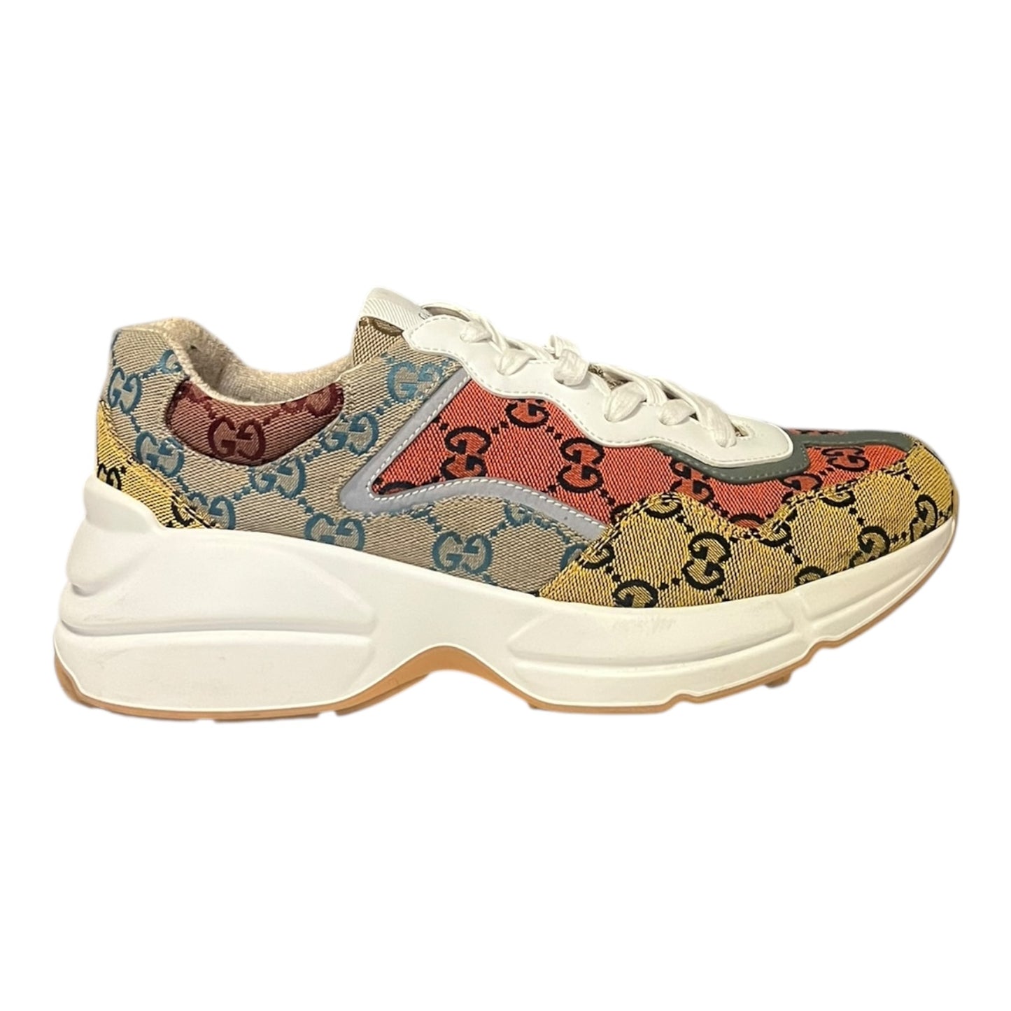 GUCCI Multicolor Rhyton Sneakers | 40.5