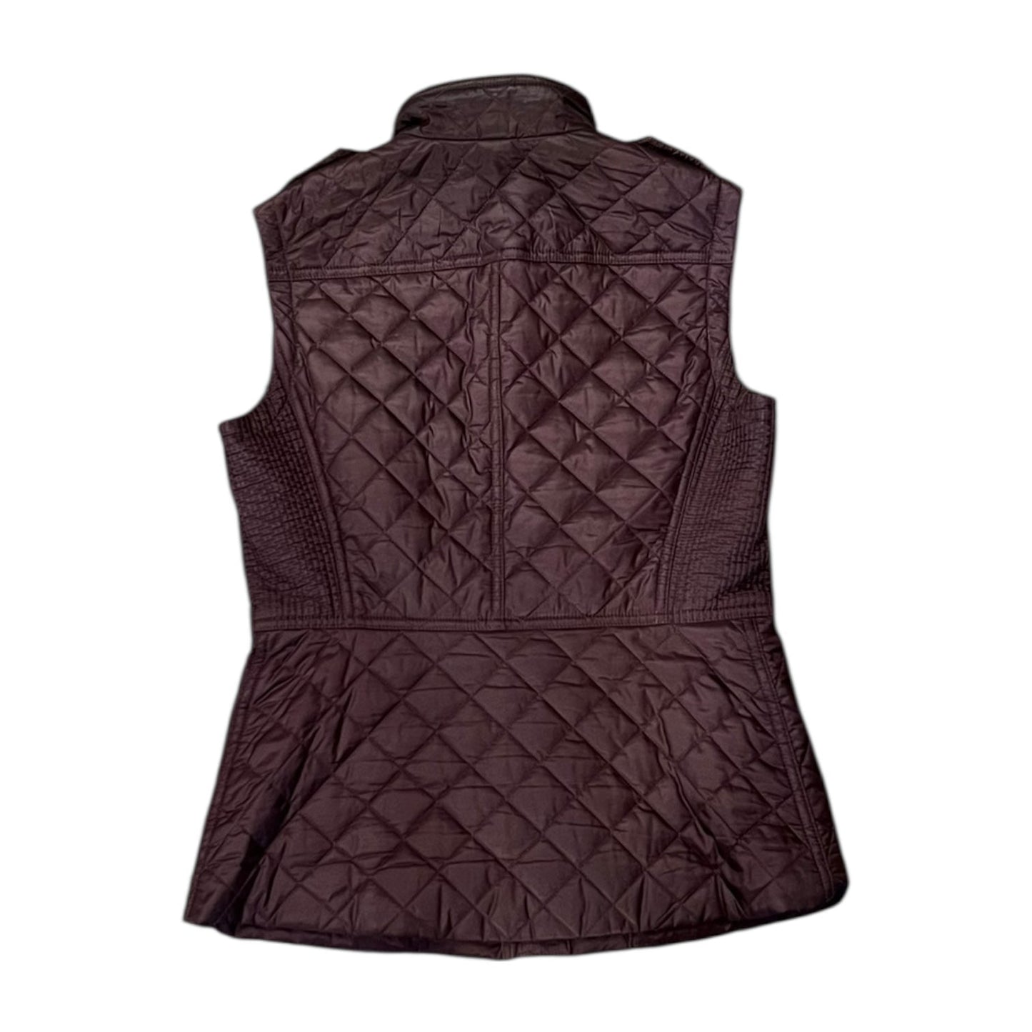 BURBERRY Quilted Vest in Burgundy | S