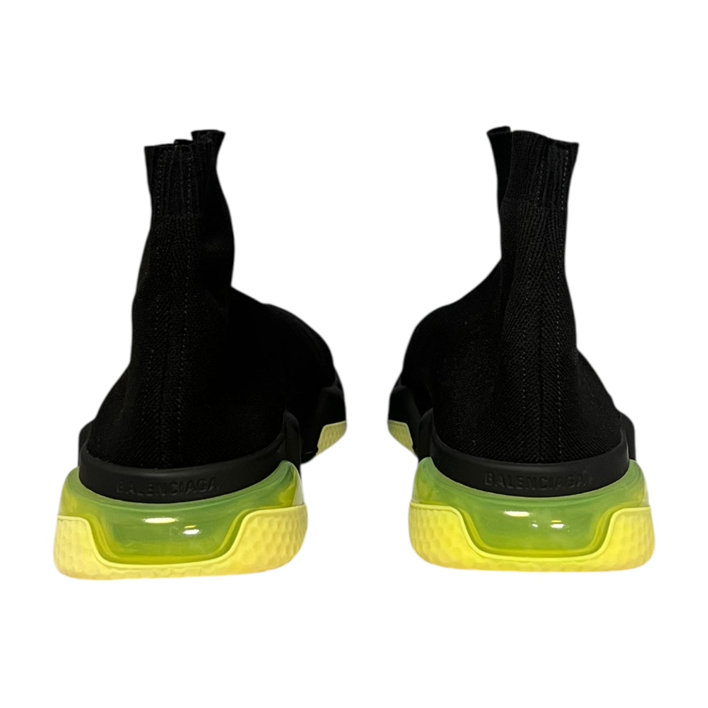 BALENCIAGA Speed LT Sneakers in Black + Citron | 46