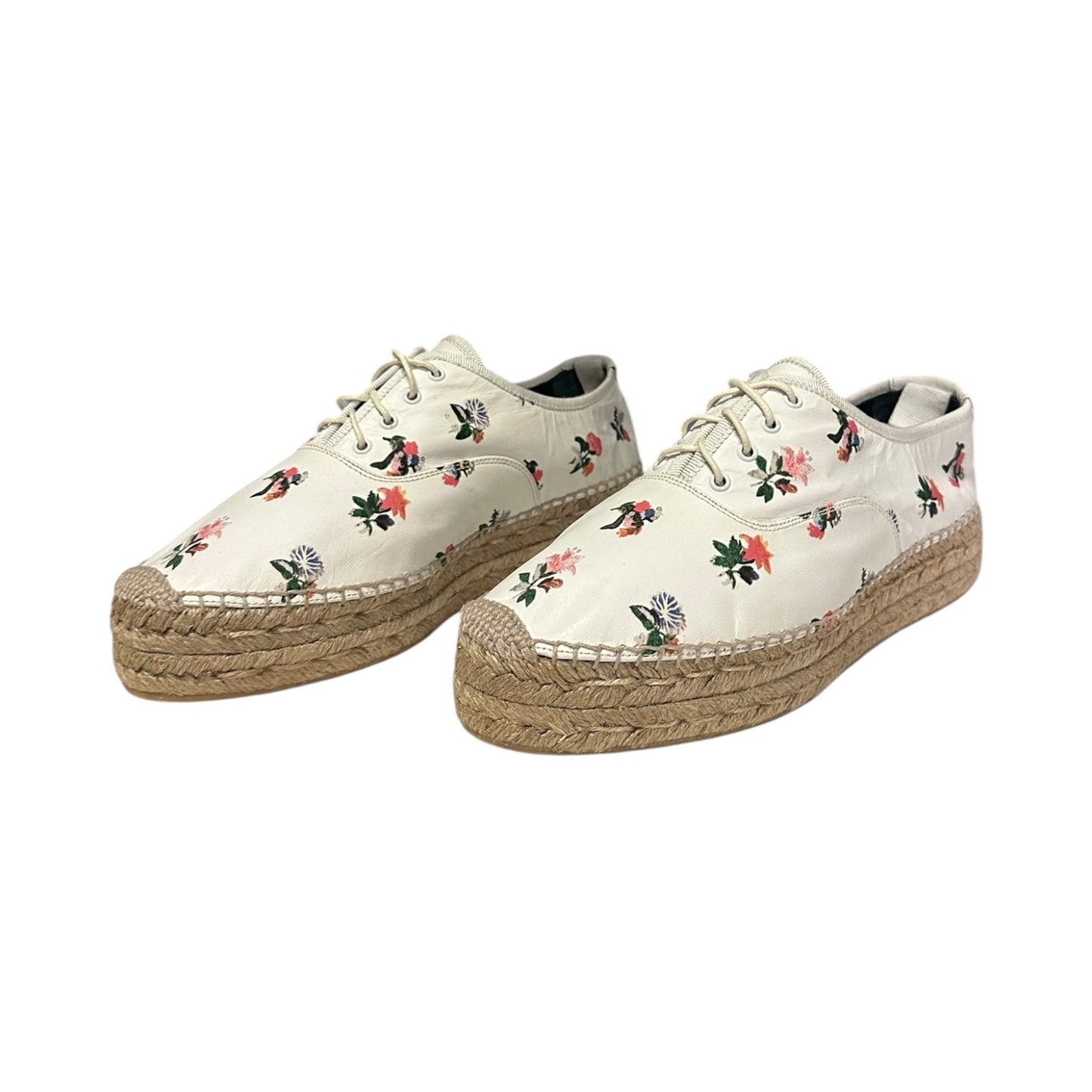 SAINT LAURENT Floral Espadrille Sneakers | 38