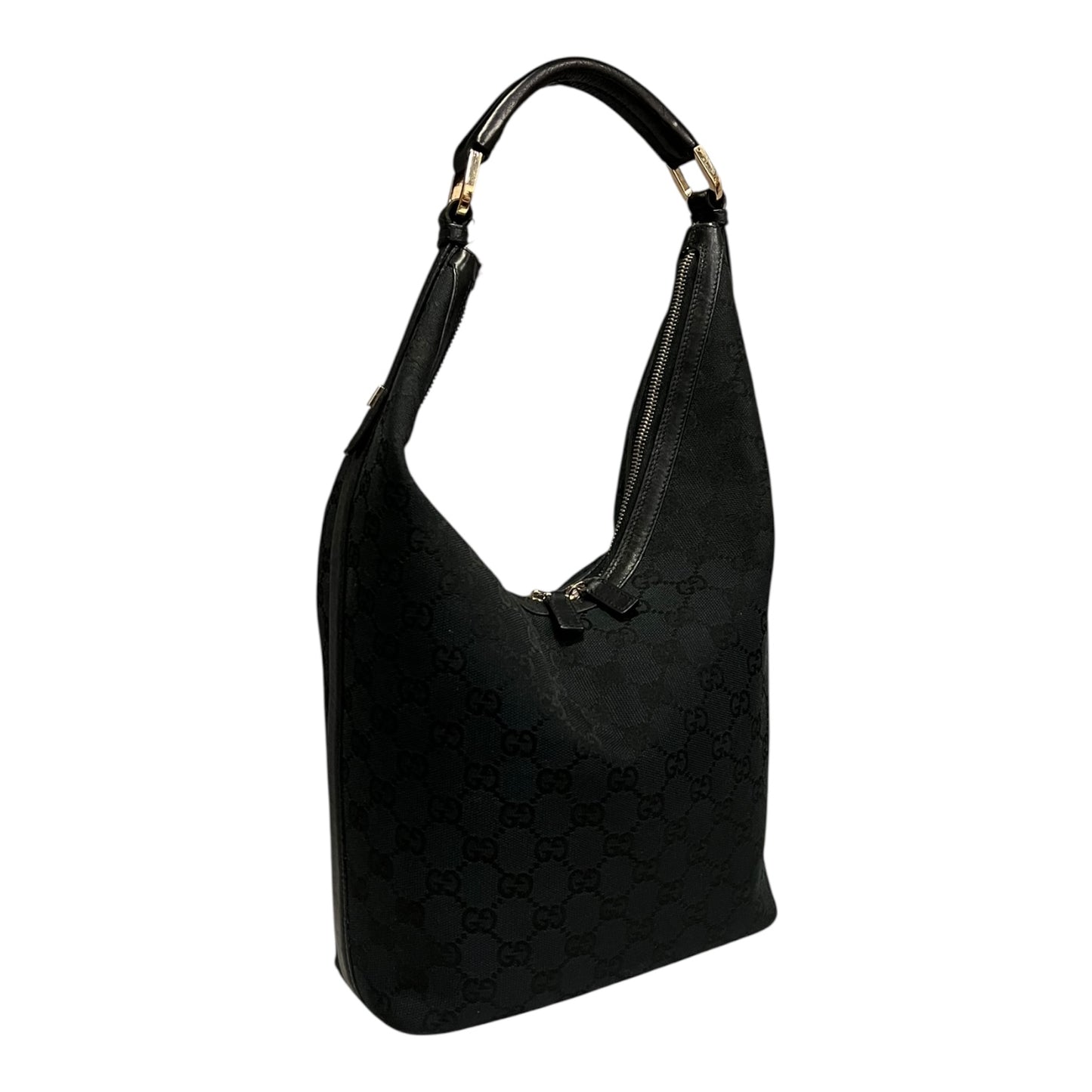 GUCCI Assymmetric Hobo in Black