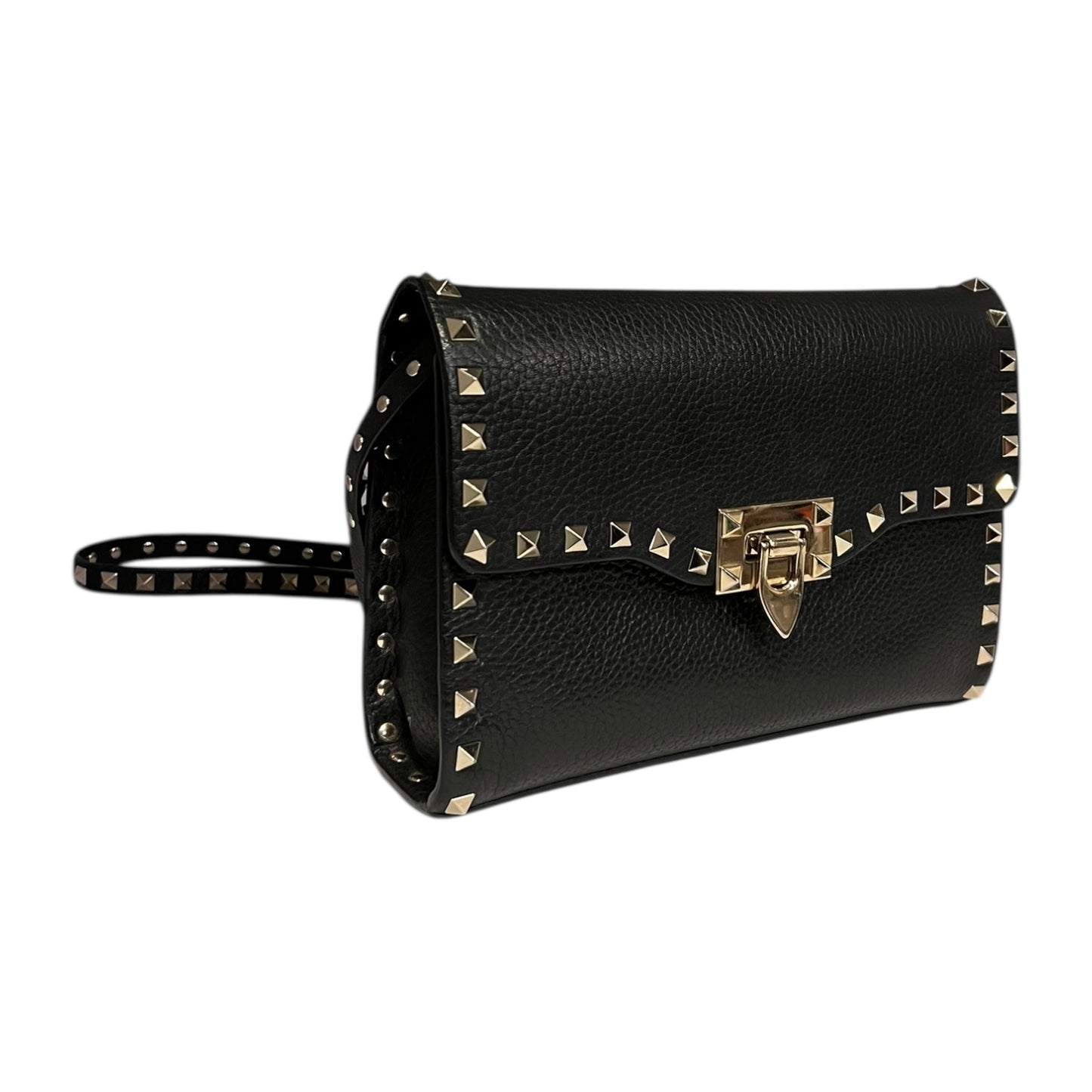 VALENTINO Rockstud Crossbody Clutch in Black