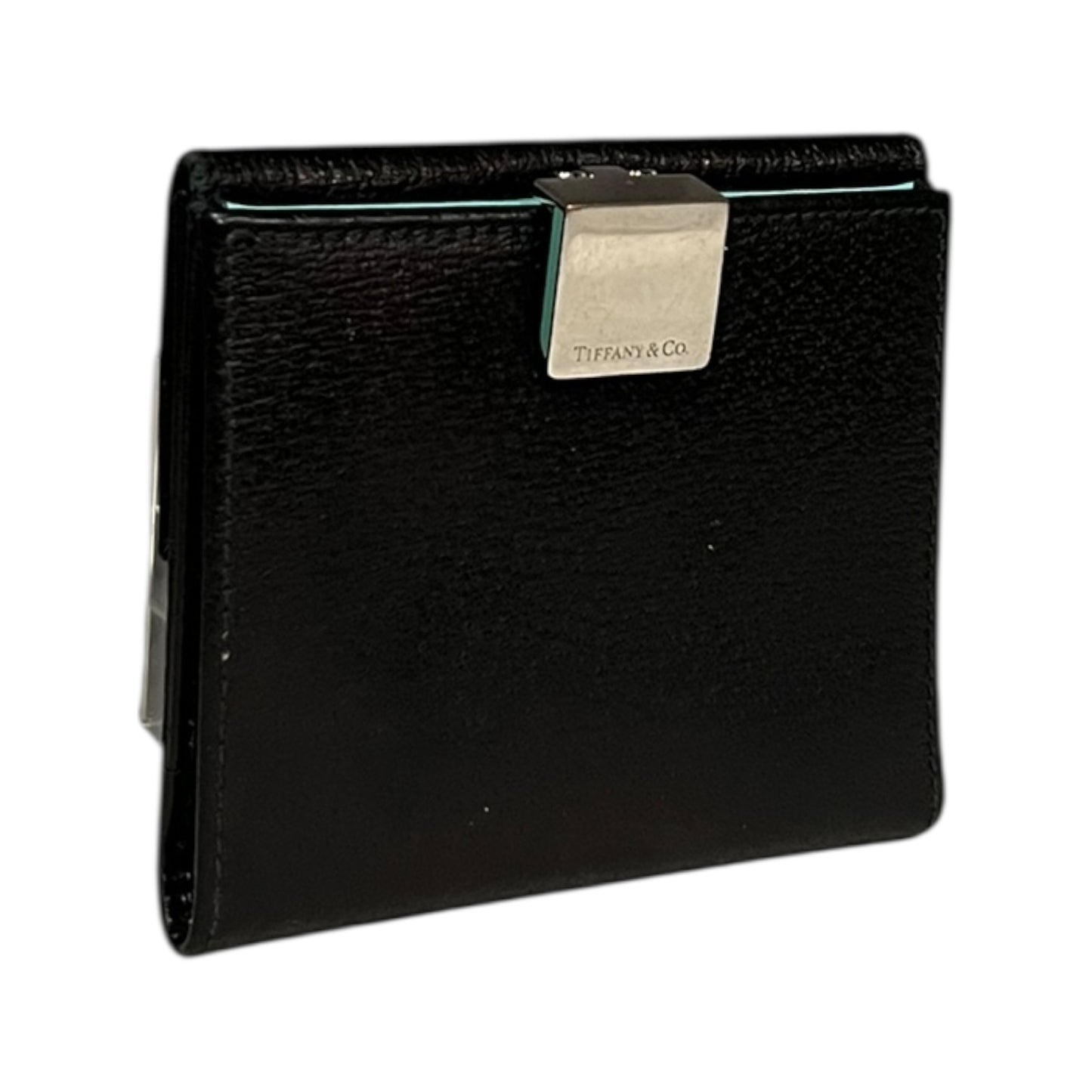 TIFFANY & CO. French Purse Wallet in Black