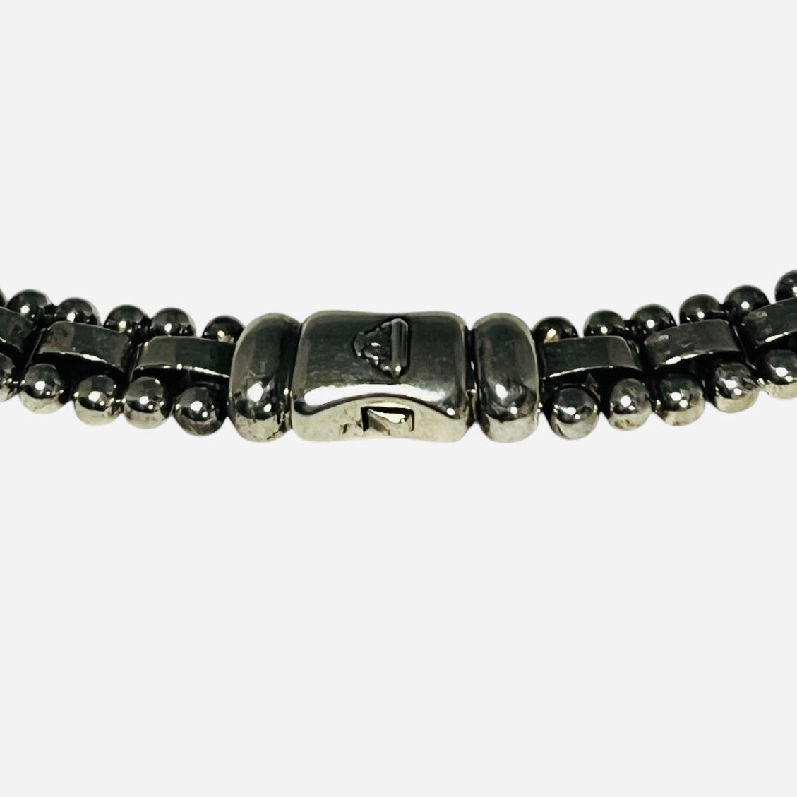 LAGOS Diamond Caviar Necklace Set in Silver