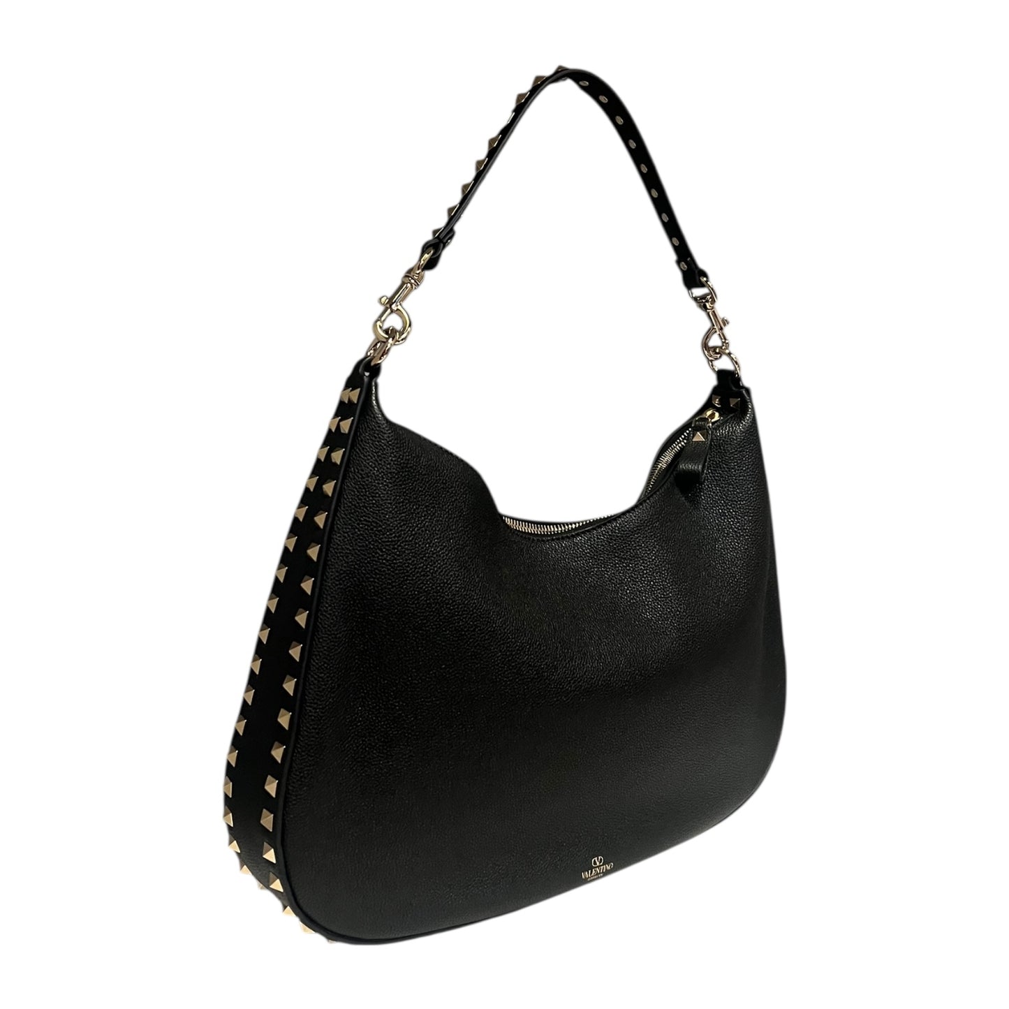 VALENTINO Rockstud Hobo in Black