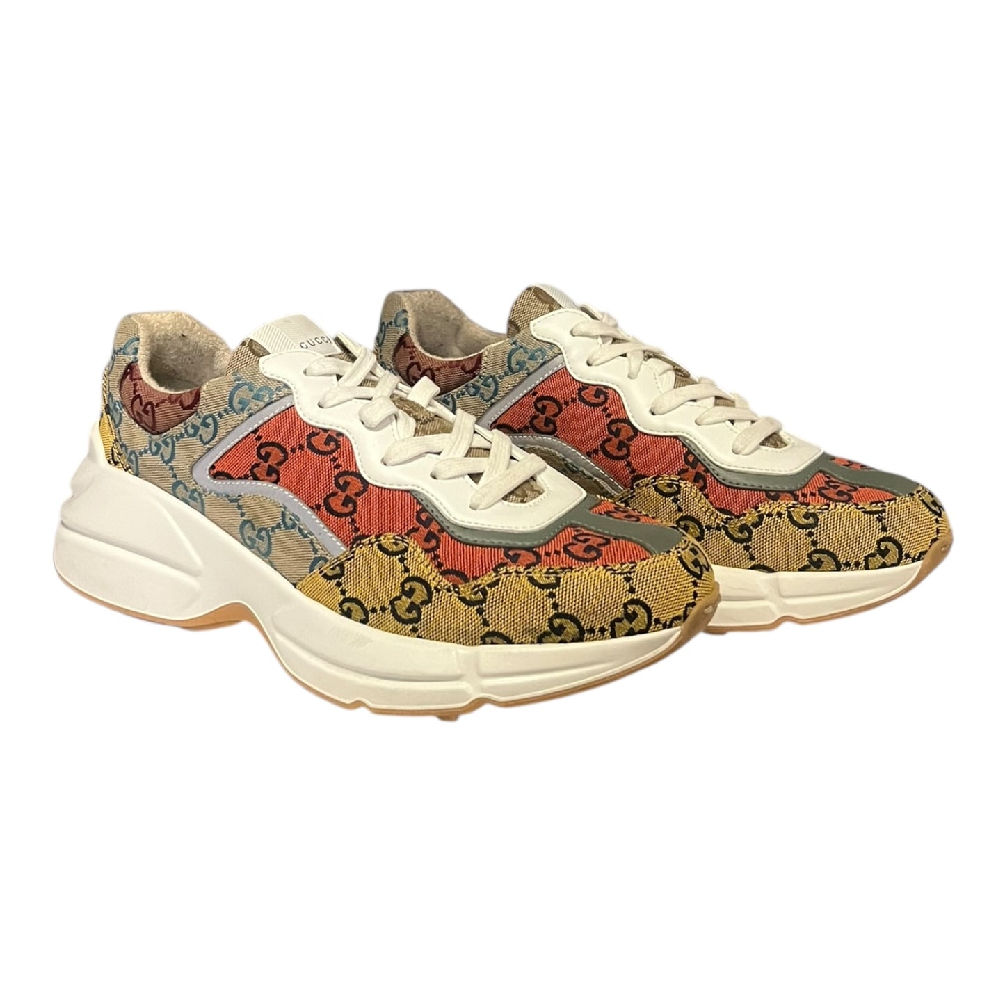 GUCCI Multicolor Rhyton Sneakers | 40.5