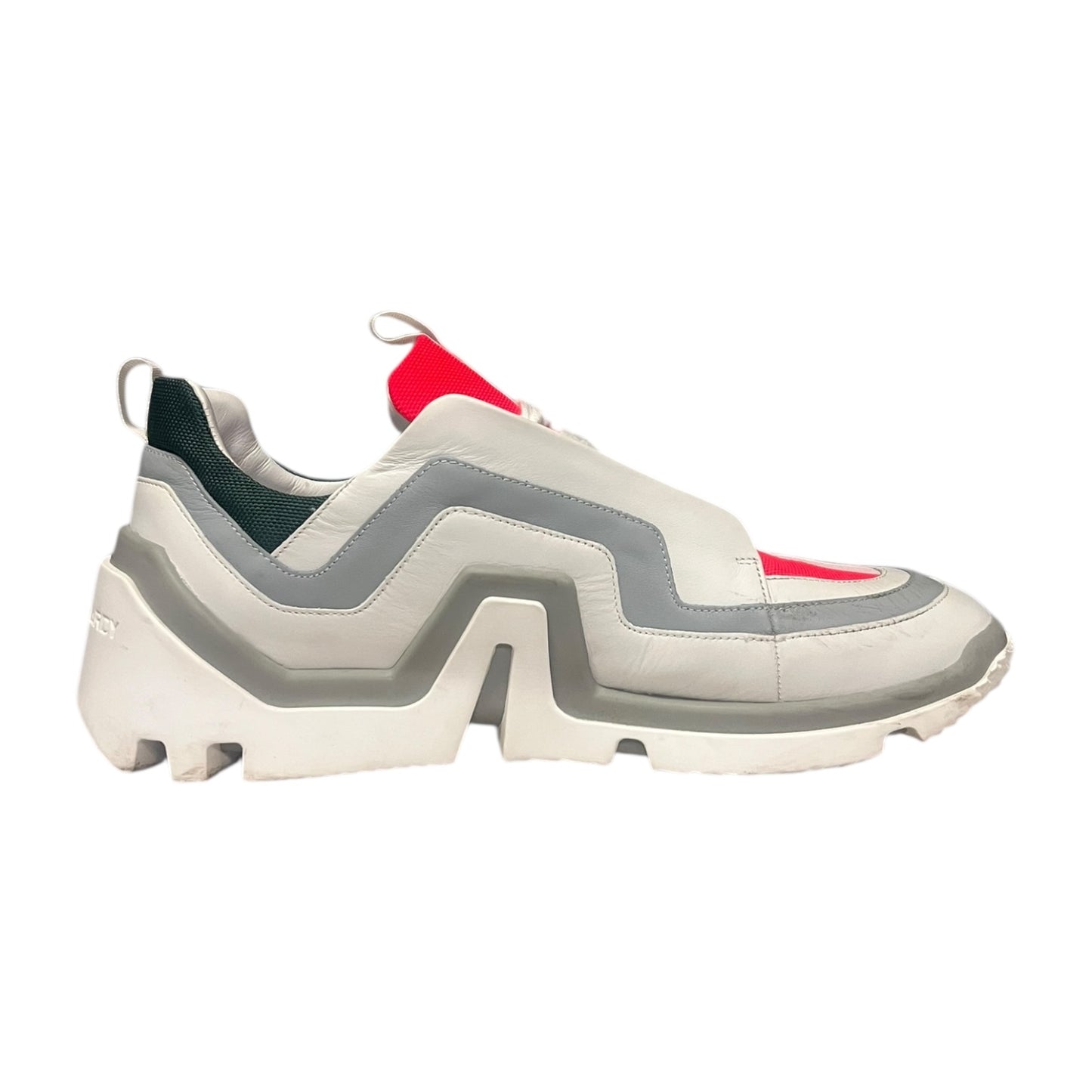 PIERRE HARDY Trek Comet Sneakers in White & Gray | 46