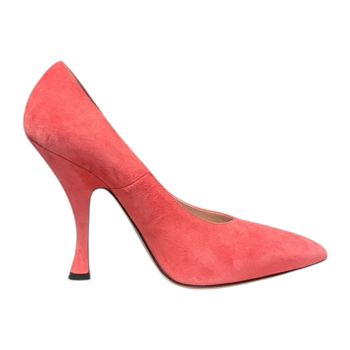 MIU MIU Sculpted Suede Pumps in Melon | 40