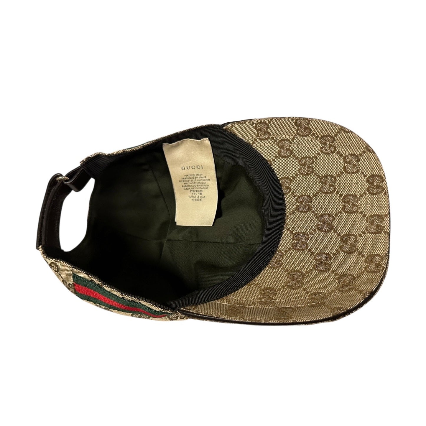 GUCCI GG Web Baseball Cap