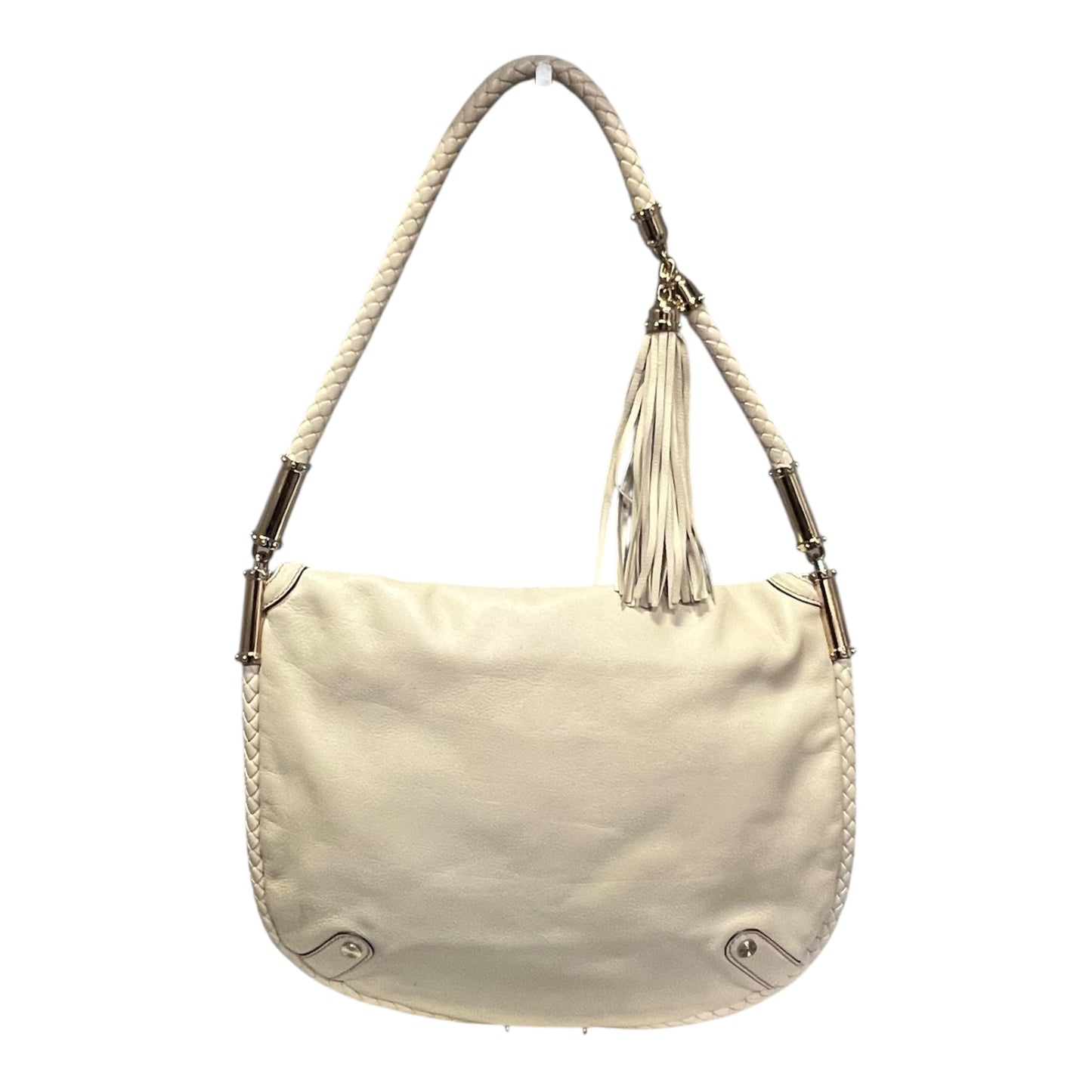 GUCCI Britt Tassel Hobo in Ivory