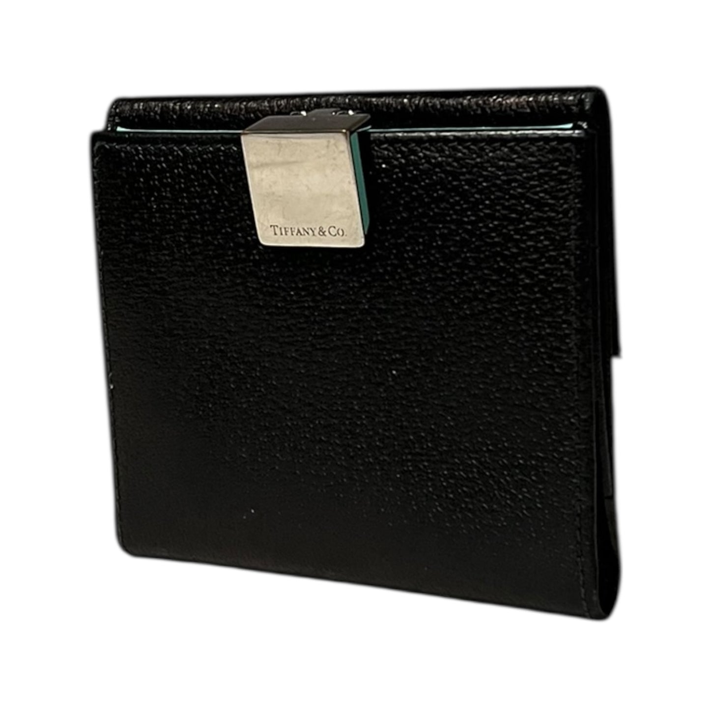 TIFFANY & CO. French Purse Wallet in Black