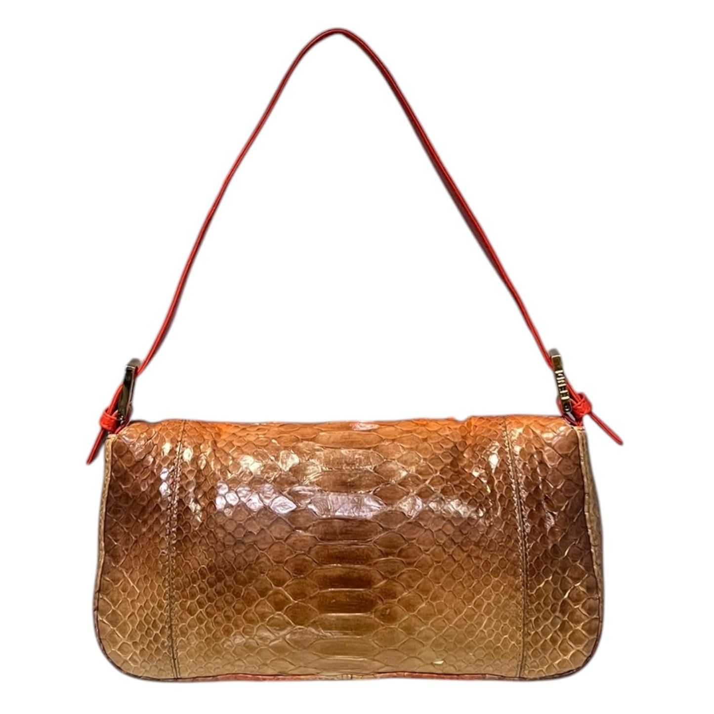 FENDI Ombre Python Baguette