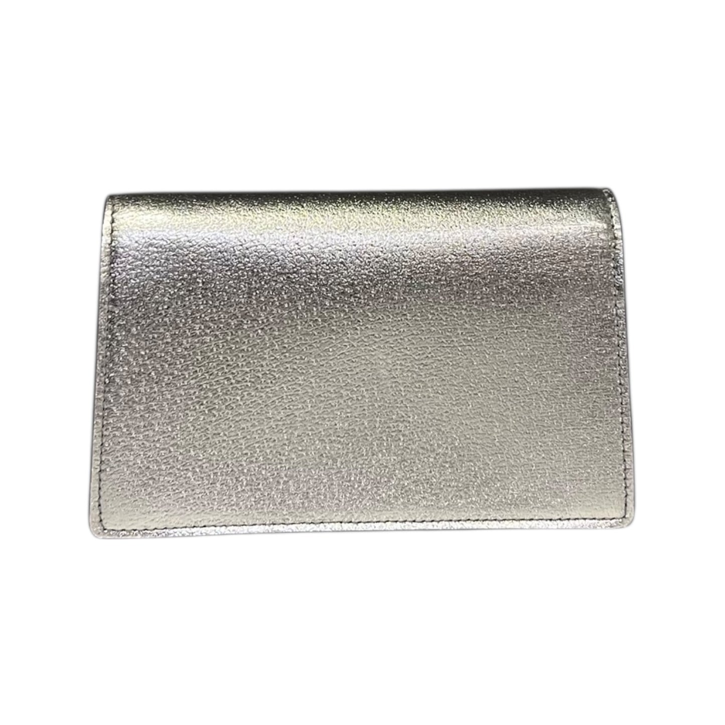 GUCCI Mini Dionysus Crossbody Clutch in Silver