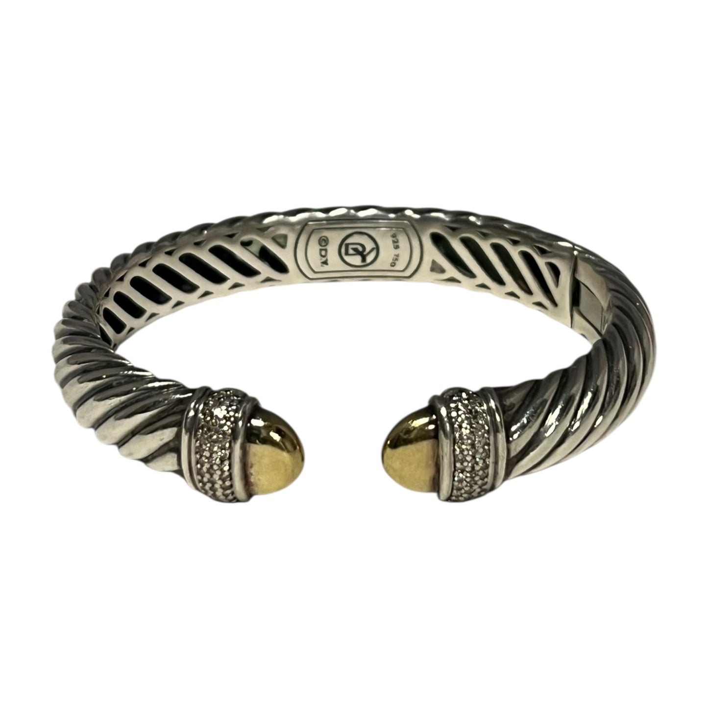 DAVID YURMAN Pave Hinged Cable Bracelet