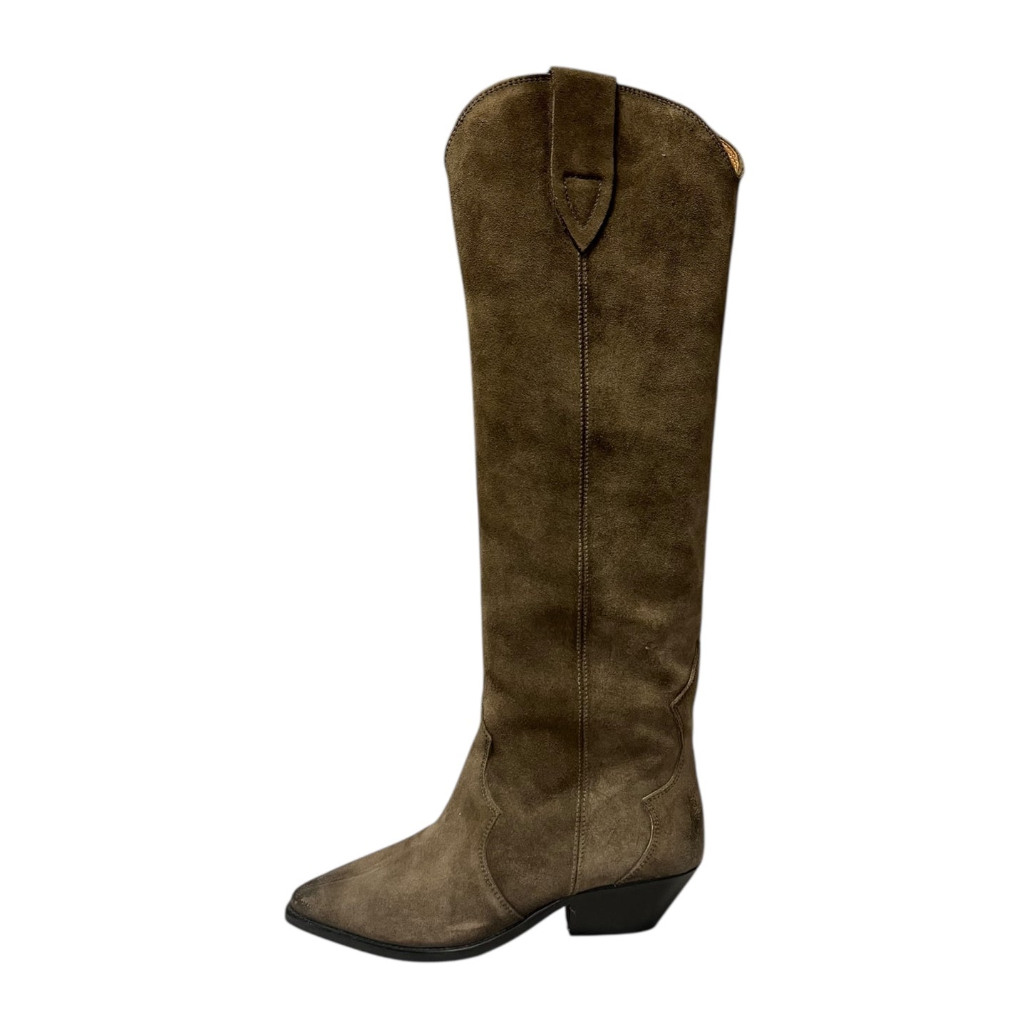 ISABEL MARANT Suede Knee Boots in Taupe | 38