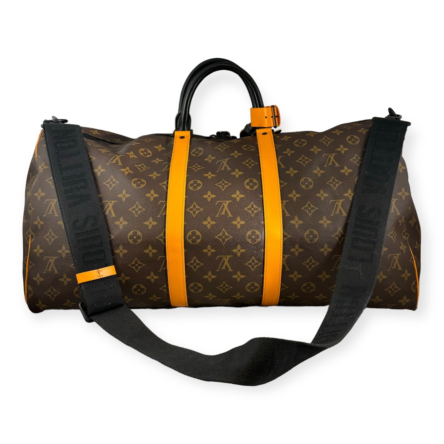 LOUIS VUITTON Keepall Bandouliere 55 Radiant Sun Monogram Macassar