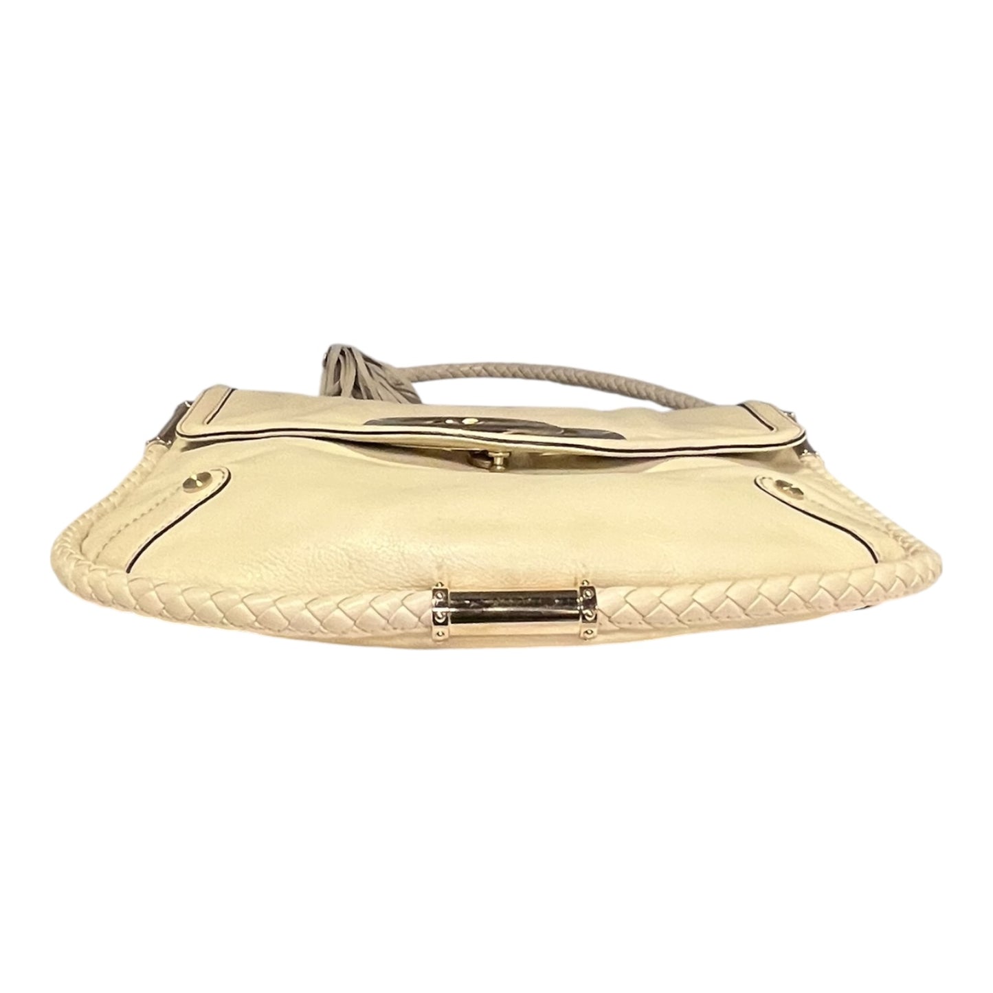 GUCCI Britt Tassel Hobo in Ivory